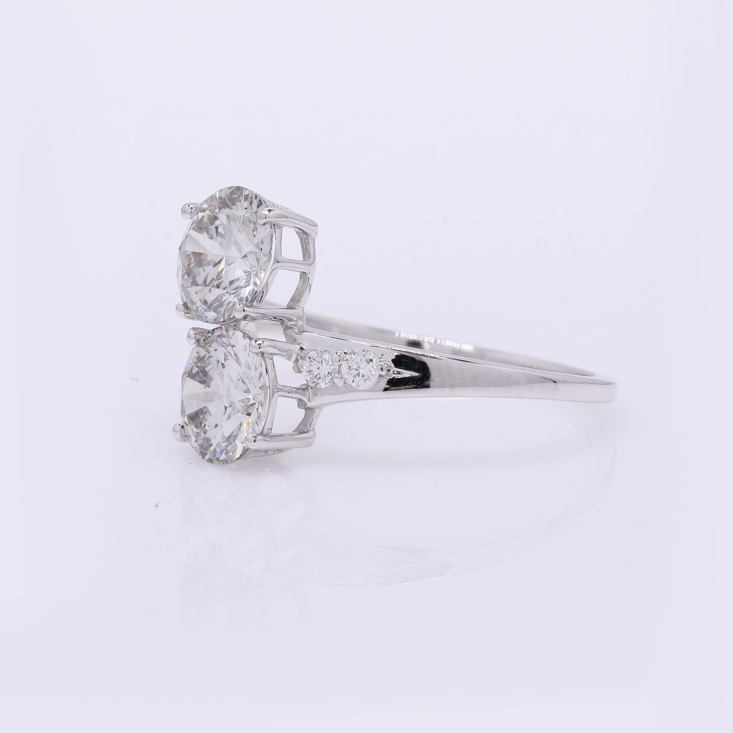 2.52 Carats Lab Grown Diamond 14K Gold Ring