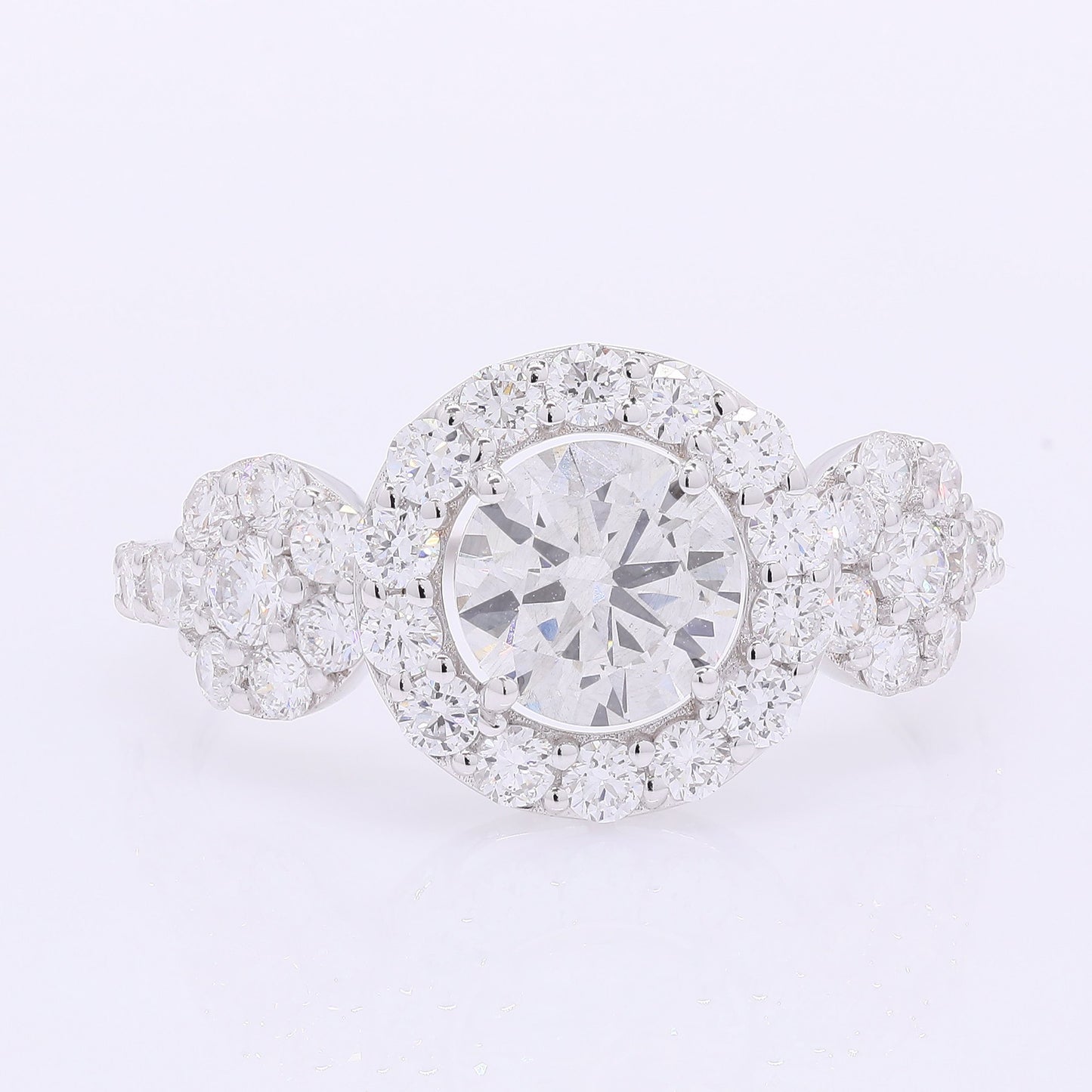 2.12 Carats Lab Grown Diamond 14K Gold Ring