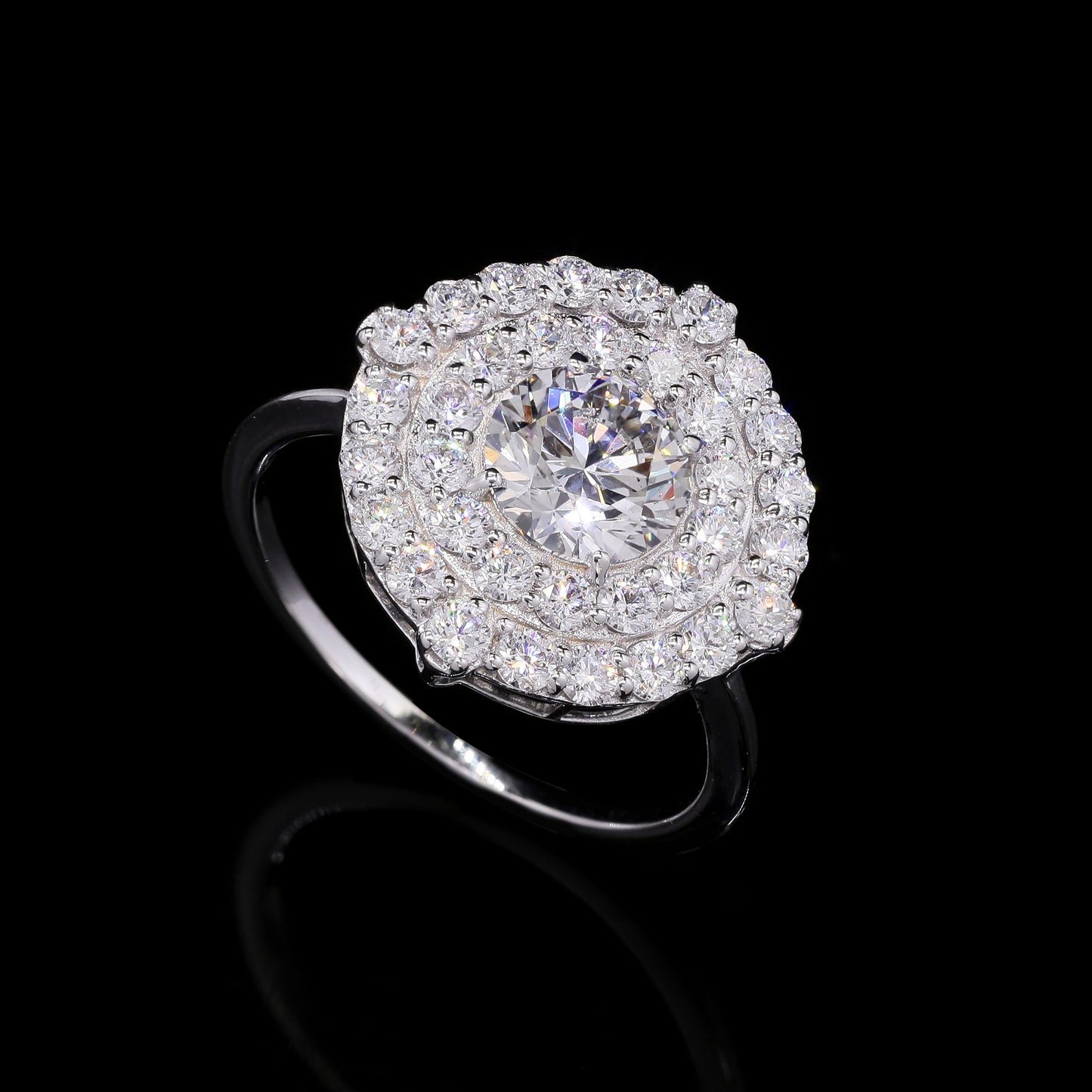 2.20 Carats Lab Grown Diamond 14K Gold Ring