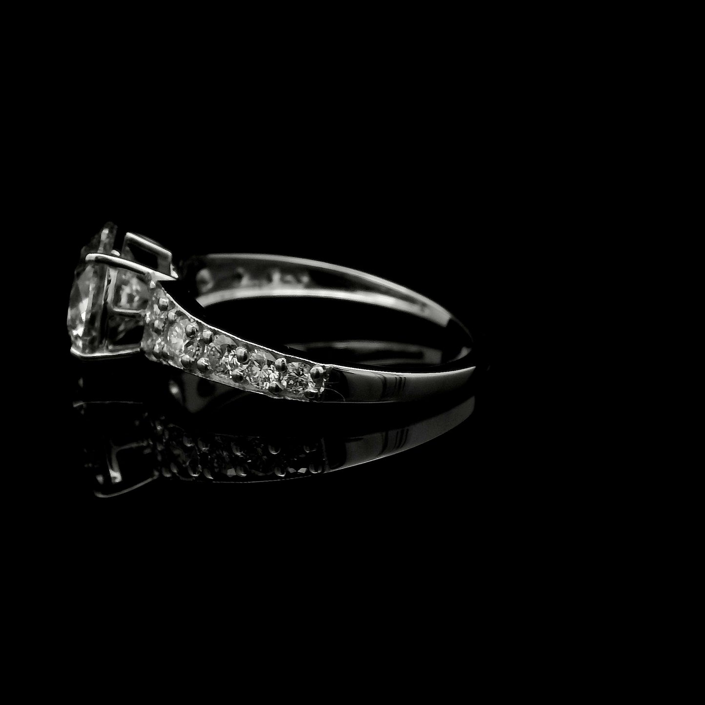 2.55 Carats Lab Grown Diamond 14K Gold Ring