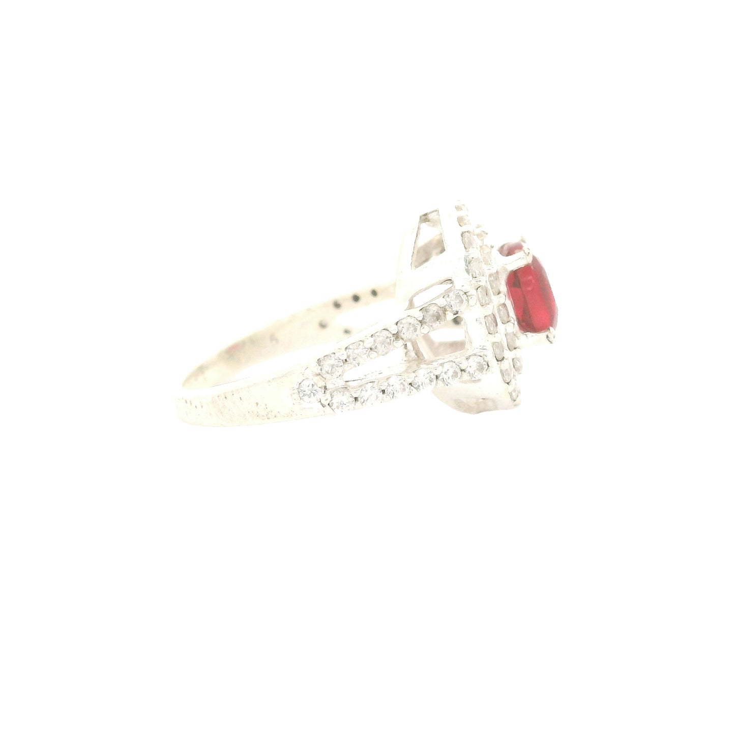 10.20 Ct Cubic Zirconia 925 Sterling Silver Ring