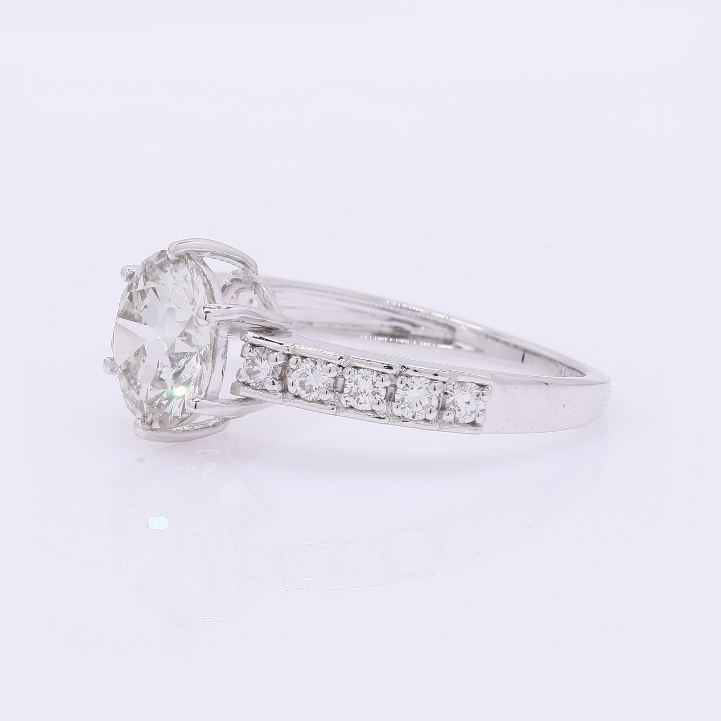 2.30 Carats Lab Grown Diamond 14K Gold Ring