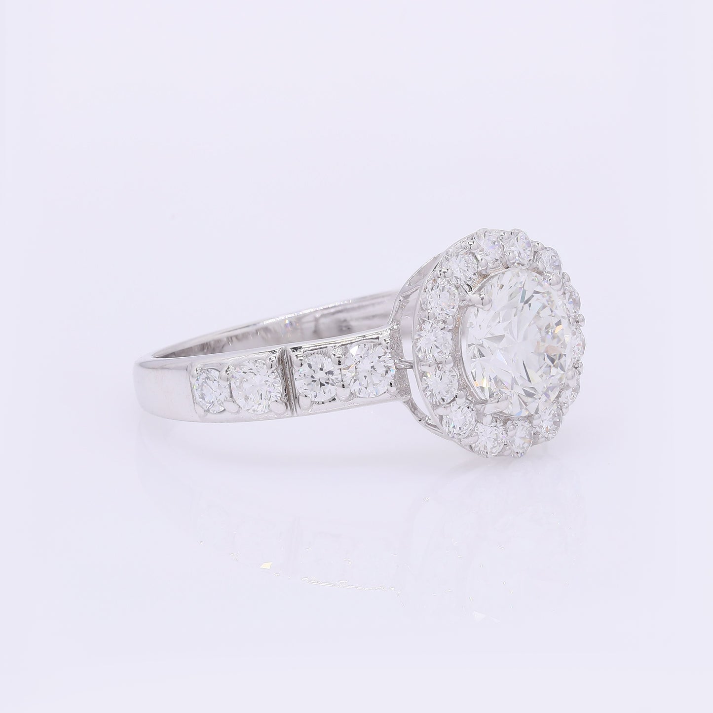 2.00 Carats Lab Grown Diamond 14K Gold Ring