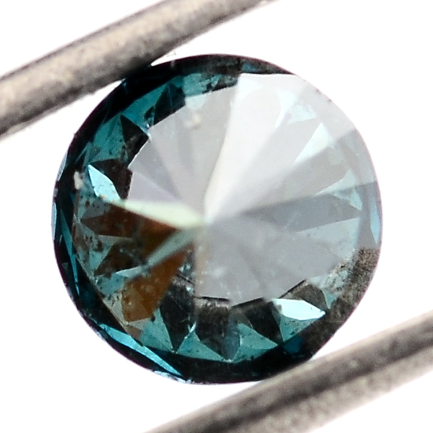 0.54 Blue Diamond Round Loose Gemstone