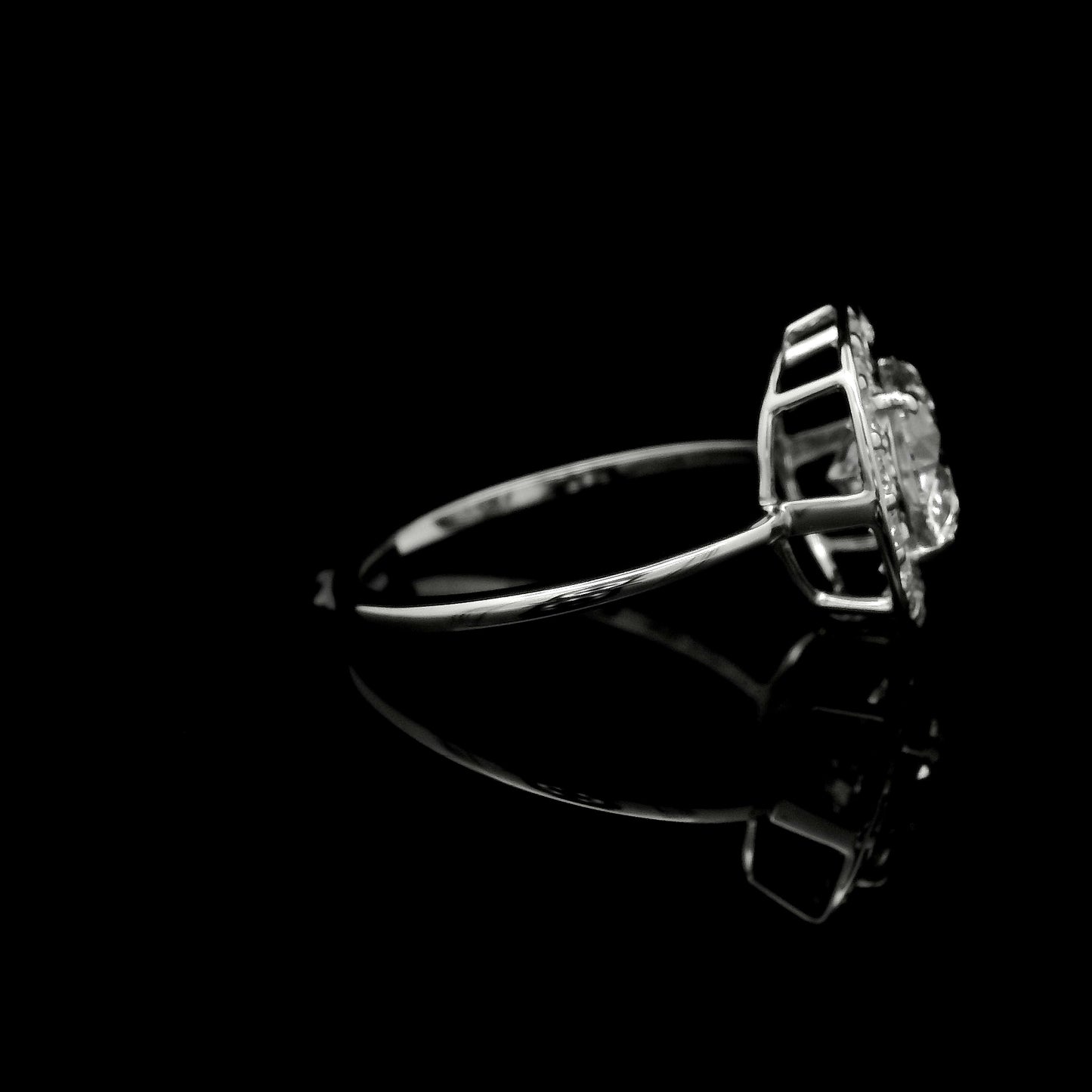 2.11 Carats Lab Grown Diamond 14K Gold Ring