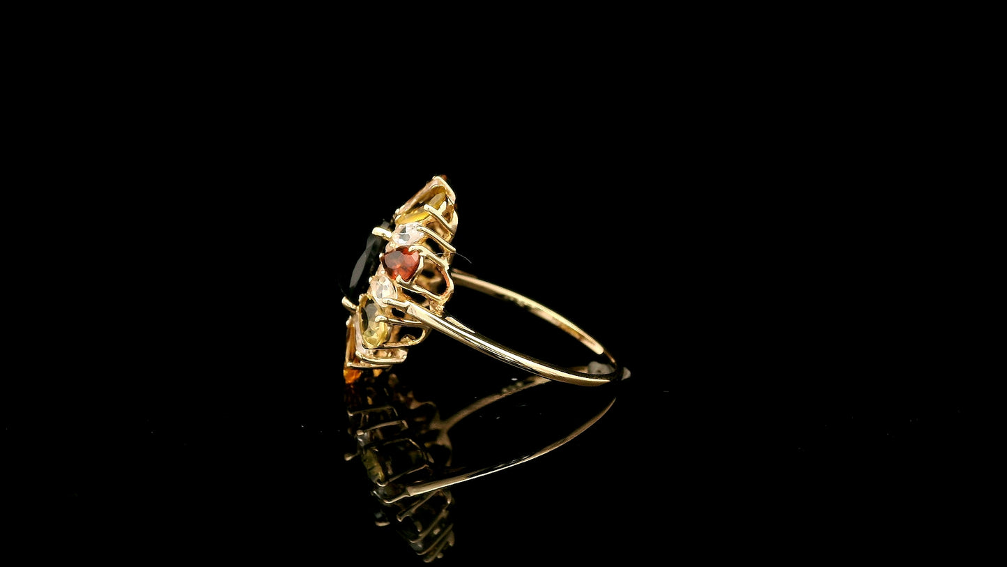 4.32 Ct Oval Tourmaline 14K Gold Ring