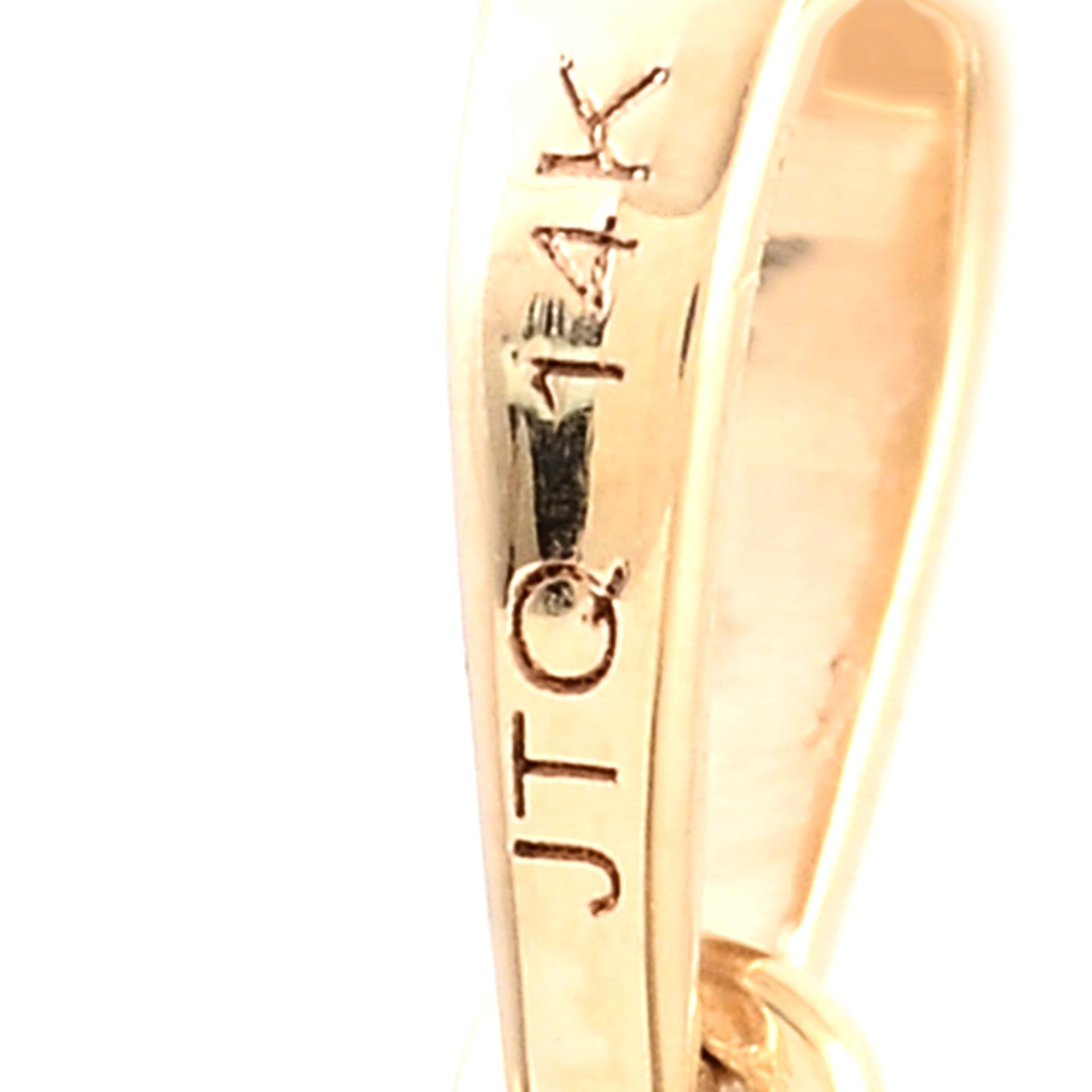 2.03 Ct Pear Cabochon Natural Tourmaline 14K Gold Pendant