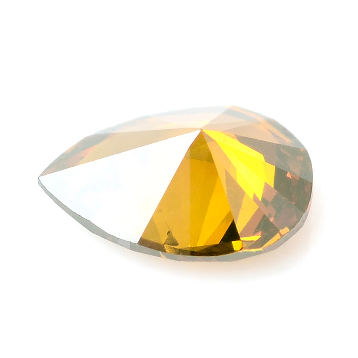 0.30 Carat Red Diamond Pear Loose Gemstone