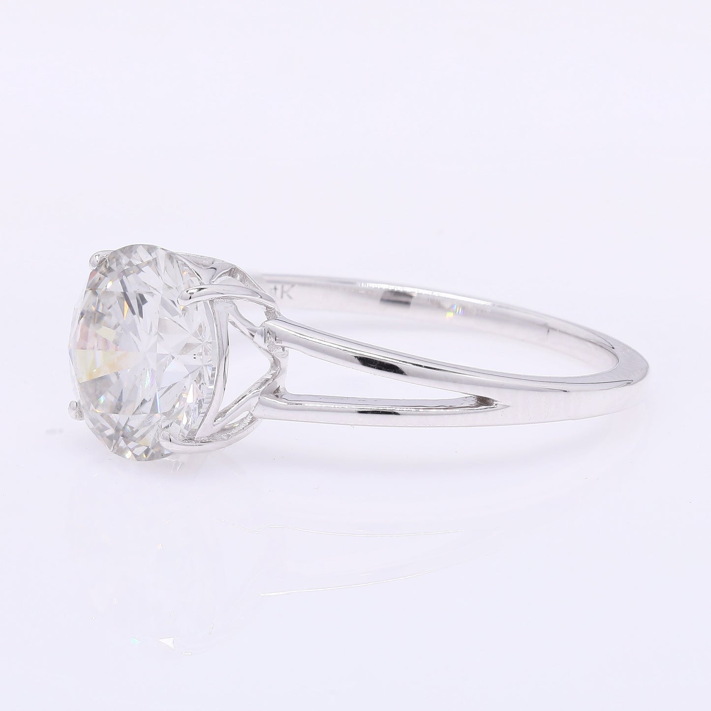 2.12 Carats Lab Grown Diamond 14K Gold Ring
