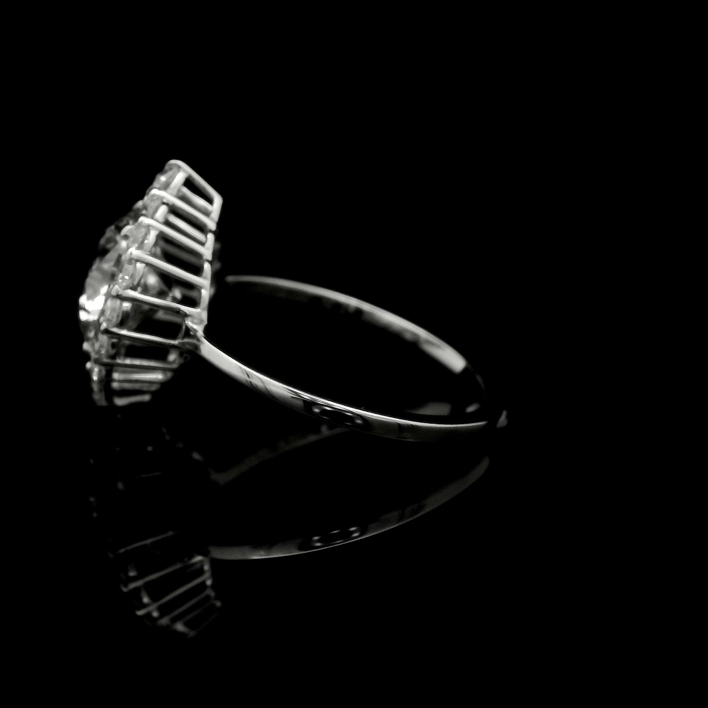 2.88 Carats Lab Grown Diamond 14K Gold Ring