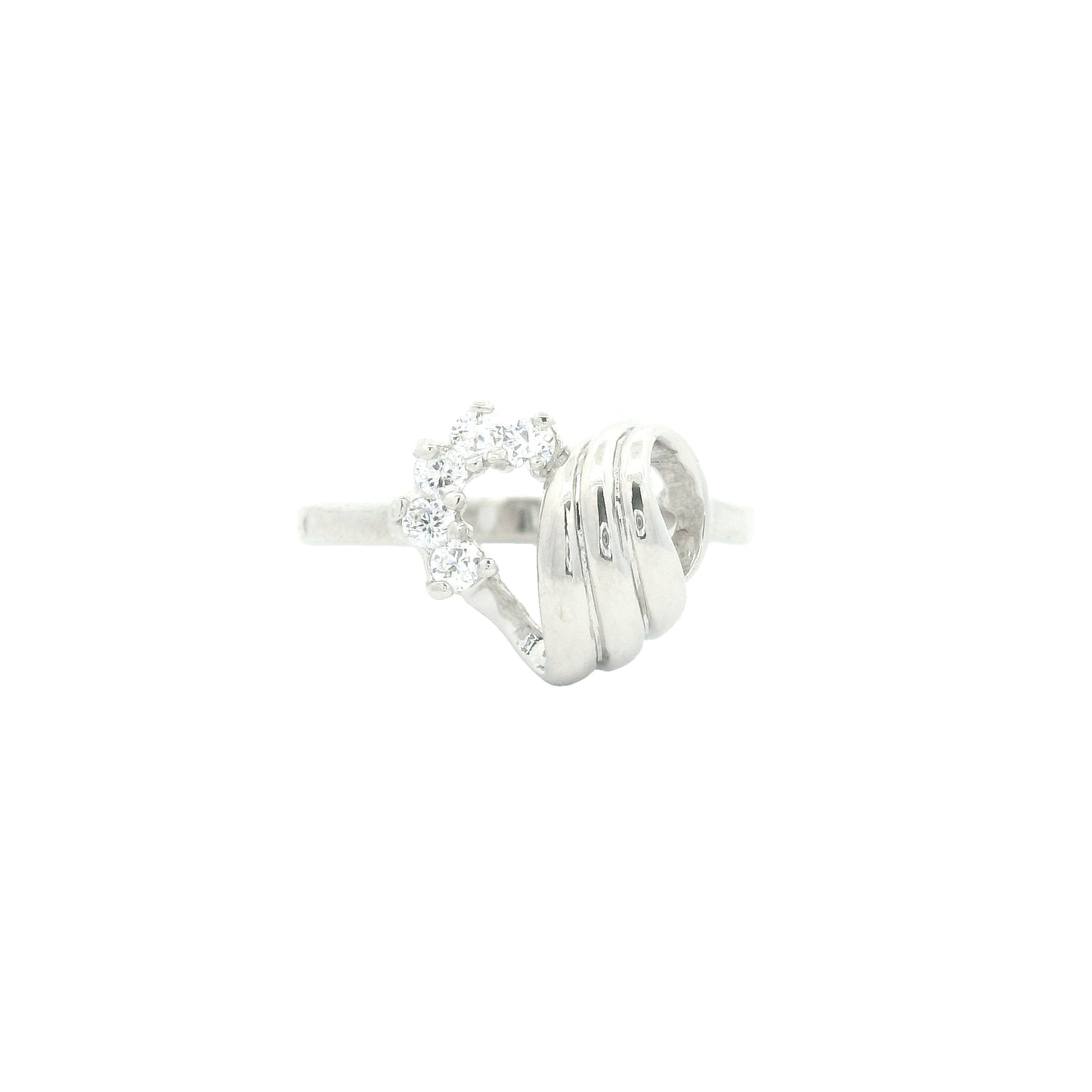 1.00 Ct Cubic Zirconia 925 Sterling Silver Ring