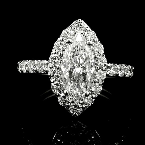 2.19 Carats Lab Grown Diamond 14K Gold Ring