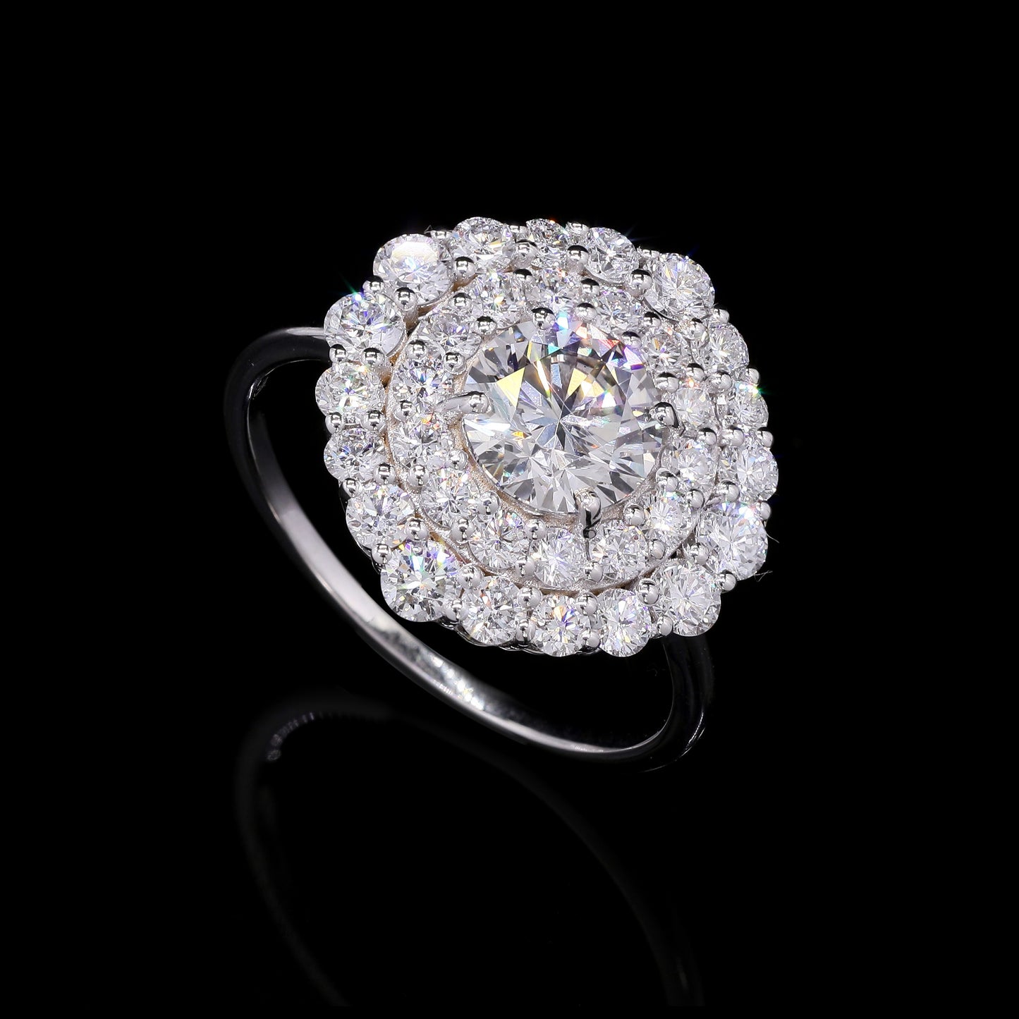 2.34 Carats Lab Grown Diamond 14K Gold Ring