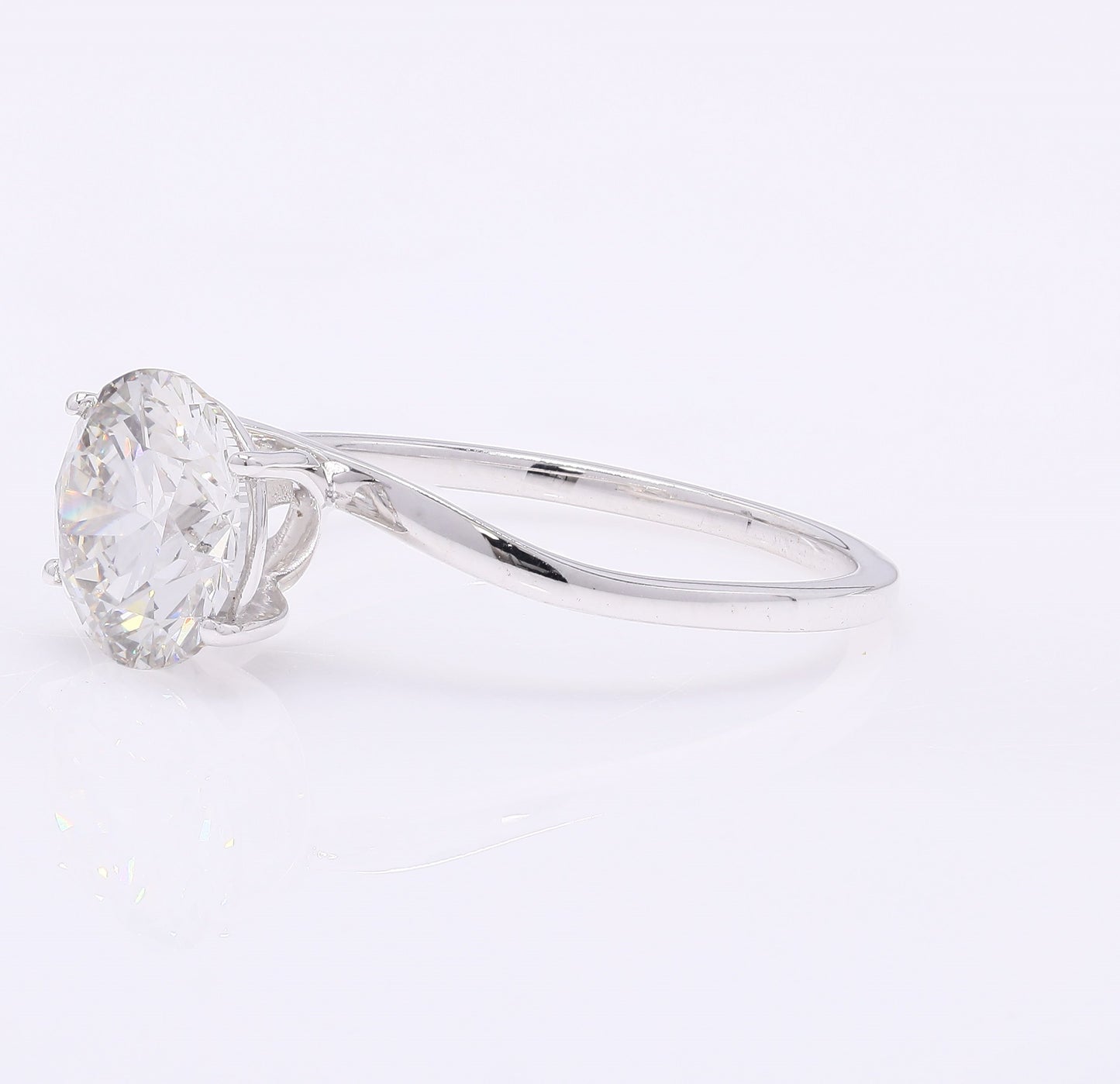2.02 Carats Lab Grown Diamond 14K Gold Ring