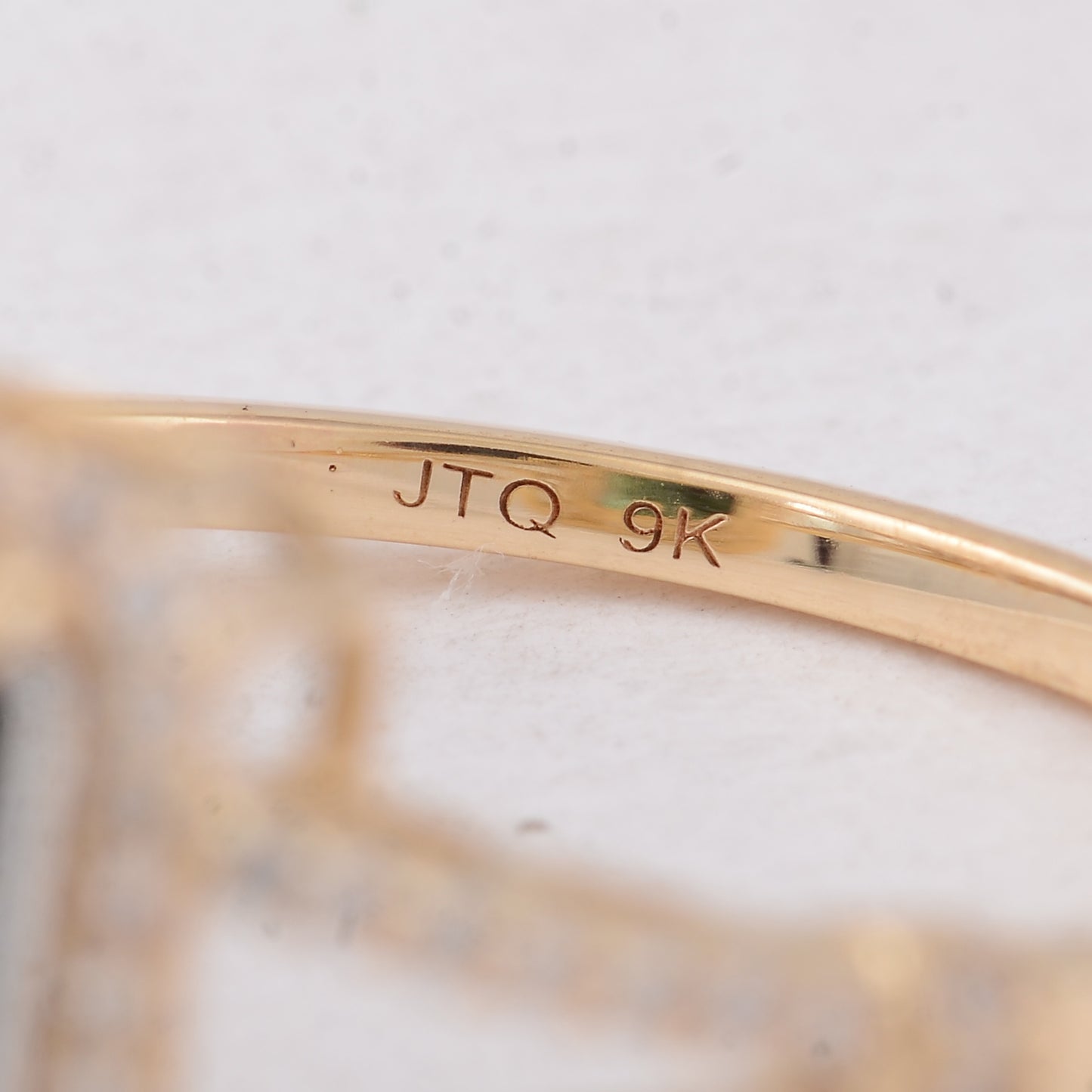 2.91 Ct Octagon Tourmaline 9K Gold Ring