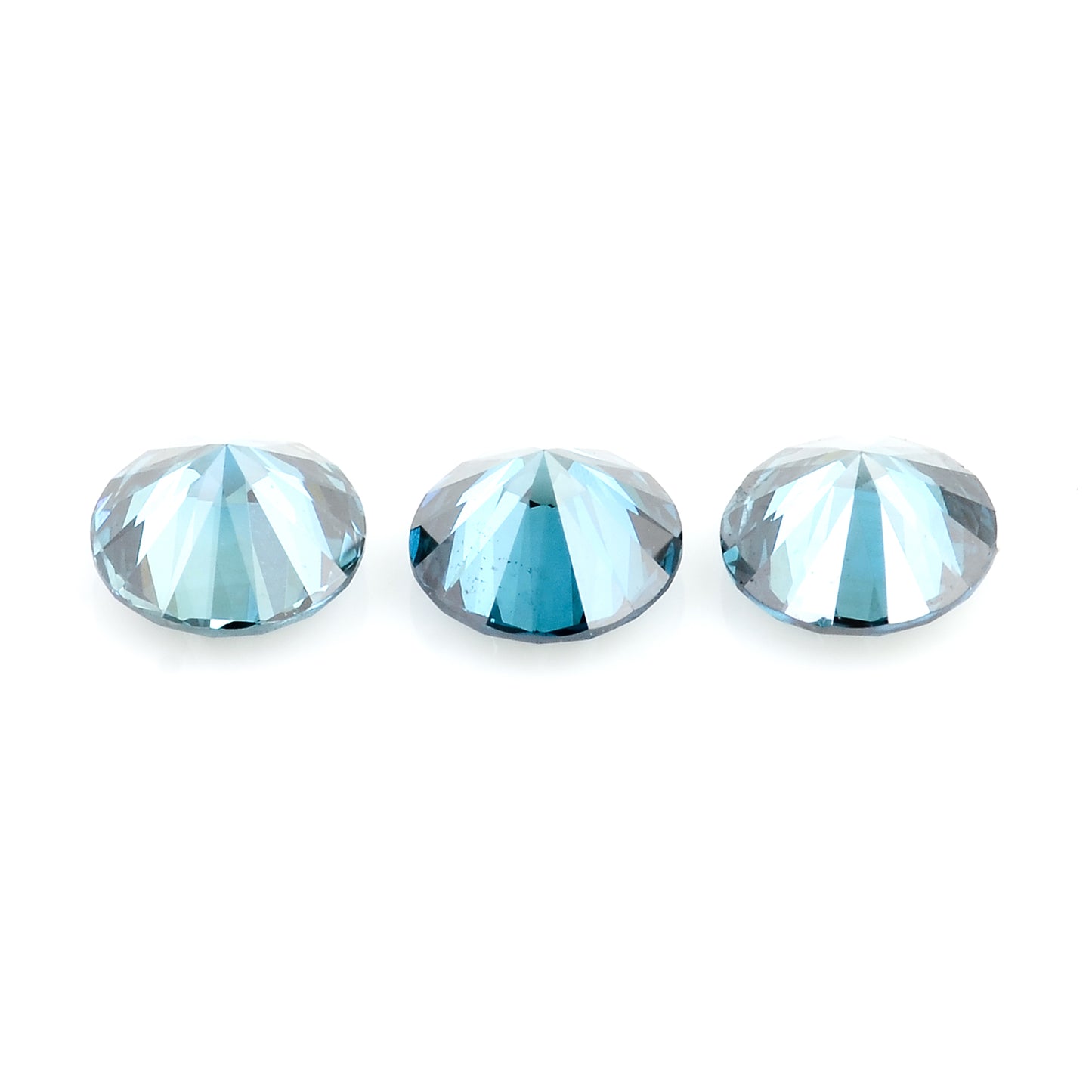 0.52 Blue Diamond Round Loose Gemstone