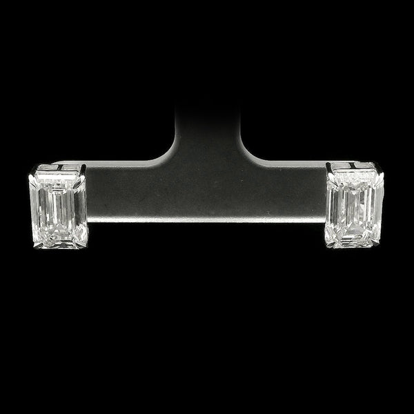 6.12 Carats Lab Grown Diamond 14K Gold Earrings