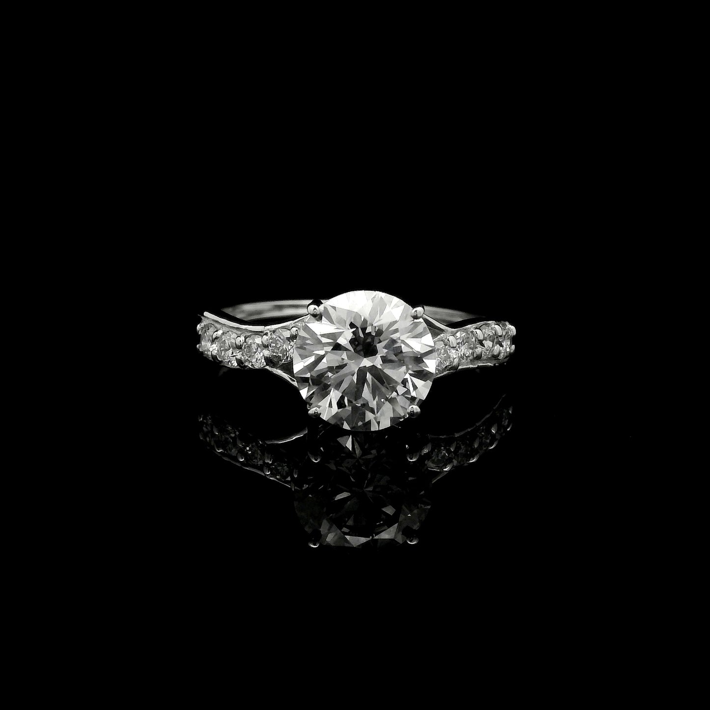 2.12 Carats Lab Grown Diamond 14K Gold Ring