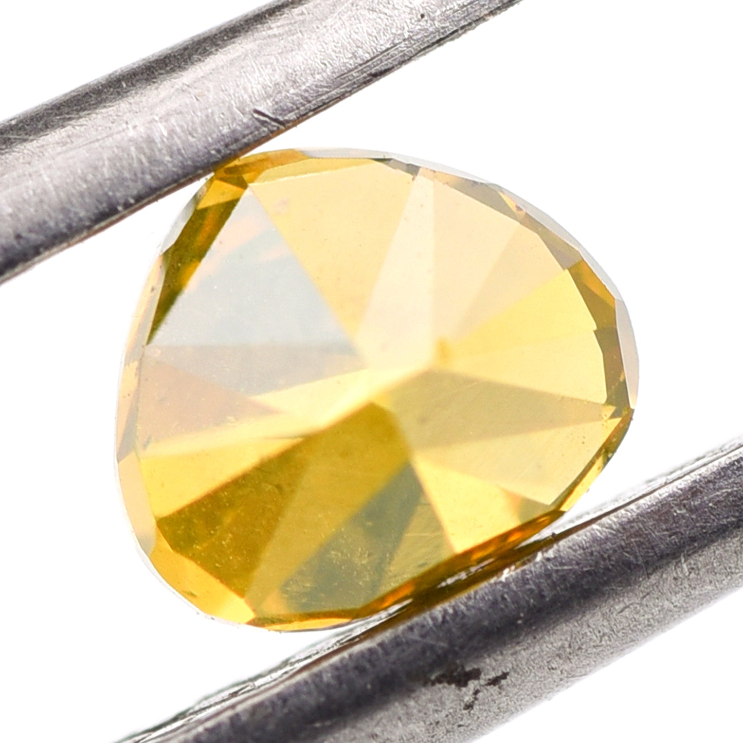 0.49 Yellow Diamond Heart, Oval, Octagon Loose Diamond