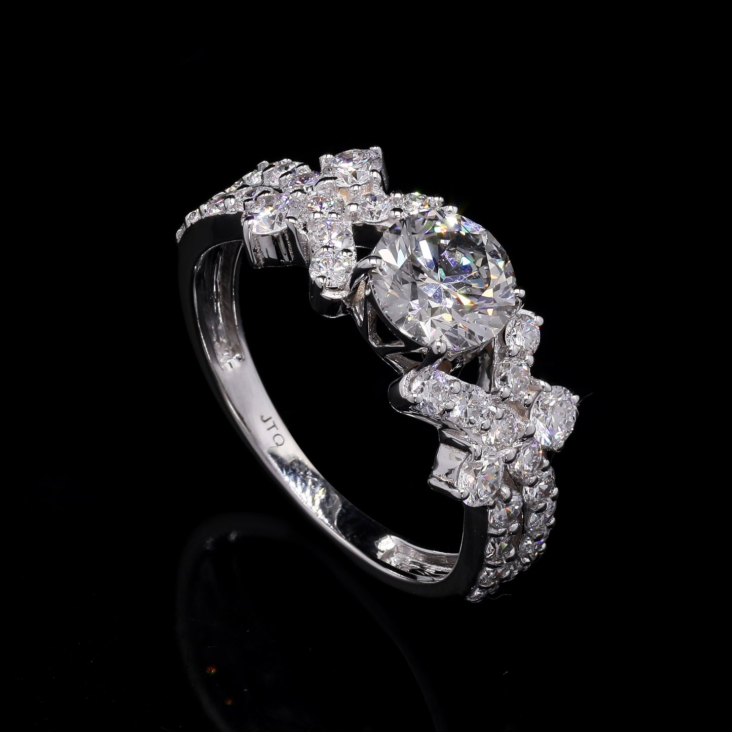 2.02 Carats Lab Grown Diamond 14K Gold Ring