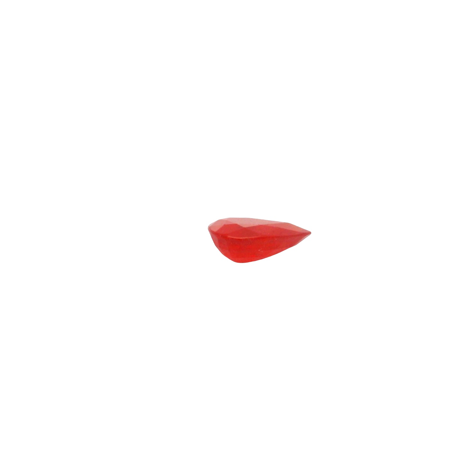 1.37 Orange Sapphire Pear Gemstone