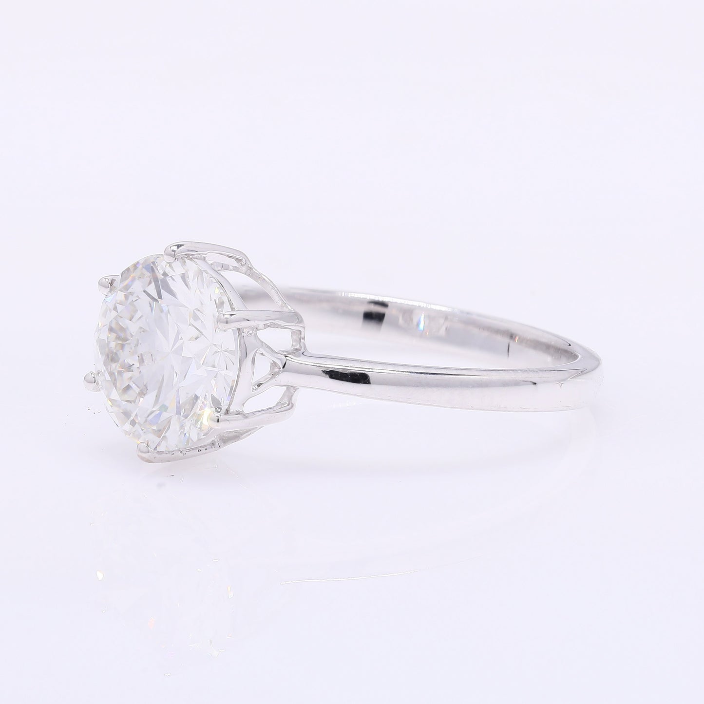 2.13 Carats Lab Grown Diamond 14K Gold Ring