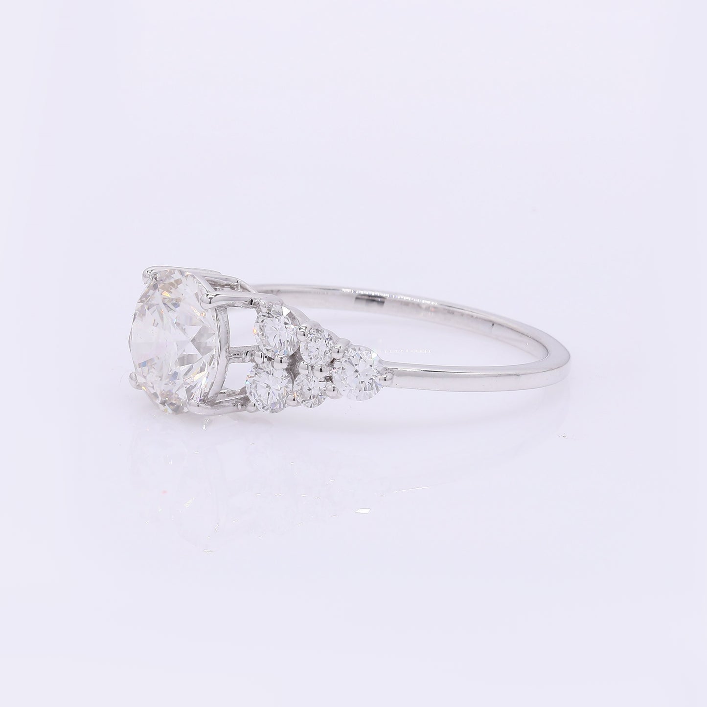 2.00 Carats Lab Grown Diamond 14K Gold Ring