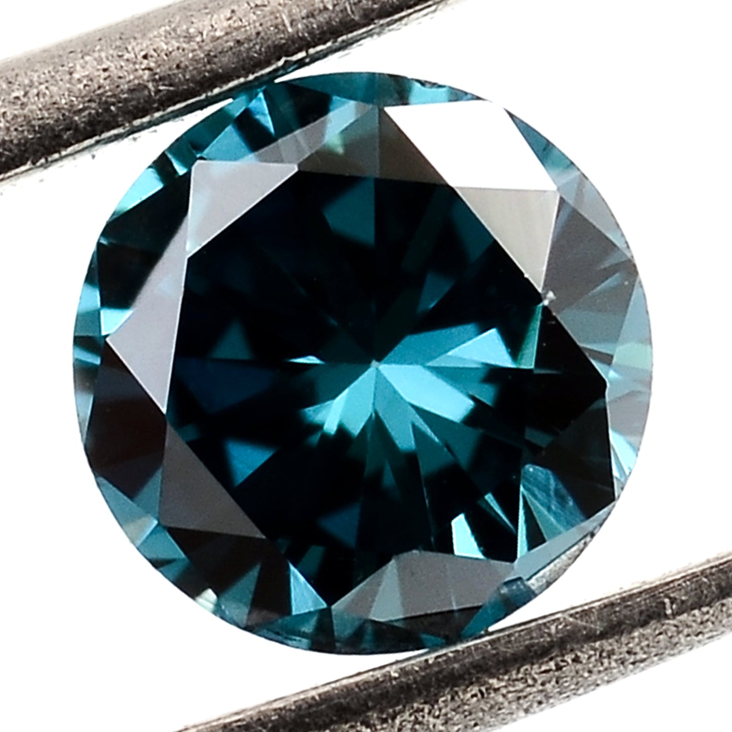 0.51 Blue Diamond Round Loose Gemstone
