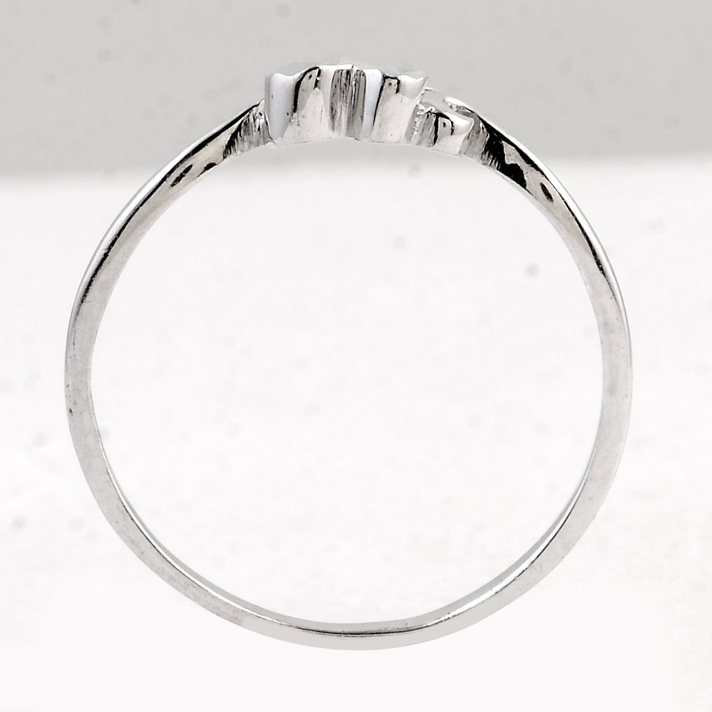 0.00 Ct Plain 925 Sterling Silver Ring