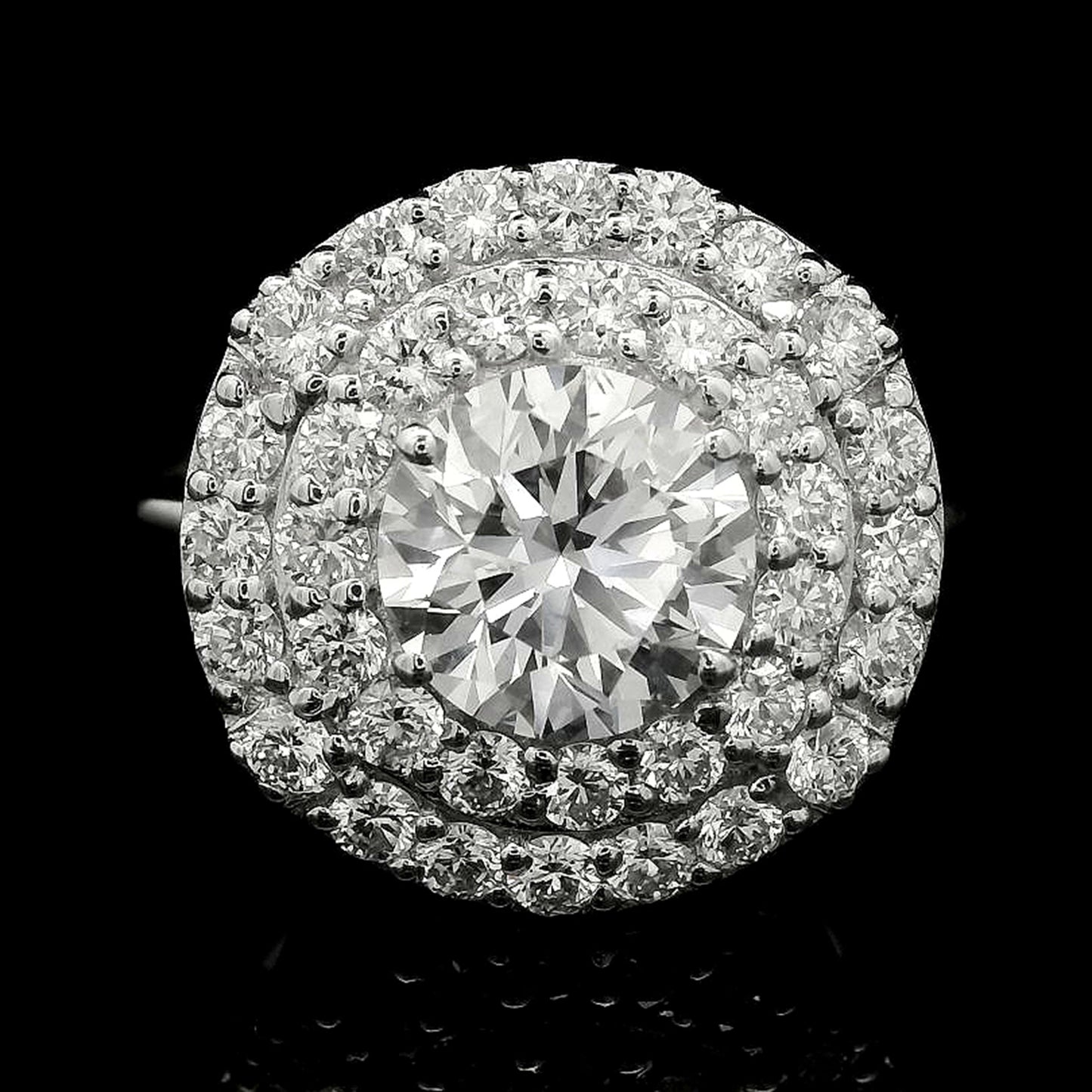 2.38 Carats Lab Grown Diamond 14K Gold Ring