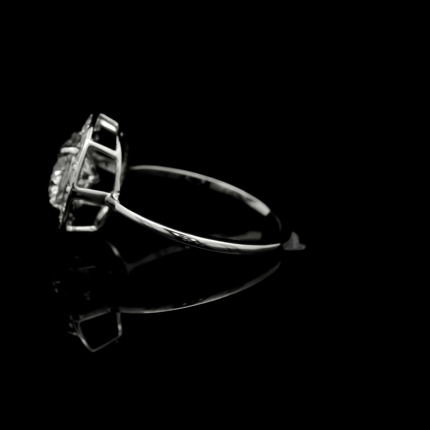 2.11 Carats Lab Grown Diamond 14K Gold Ring