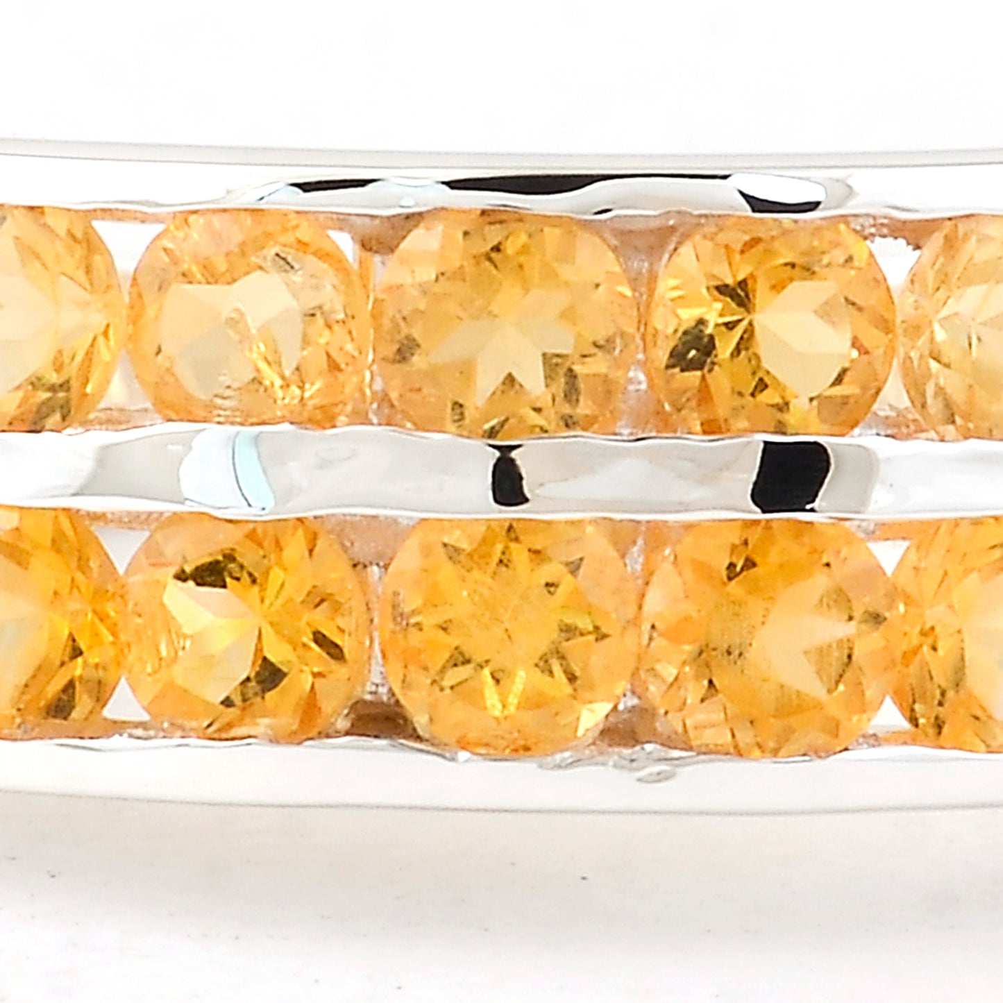 1.72 Ct Round Citrine 925 Sterling Silver Ring
