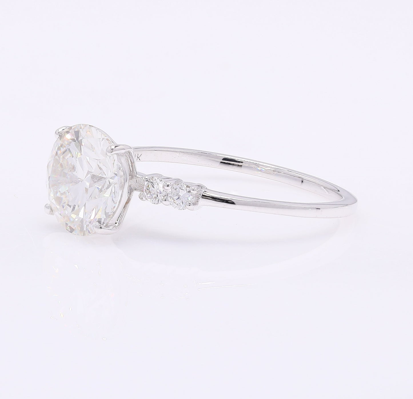 2.27 Carats Lab Grown Diamond 14K Gold Ring