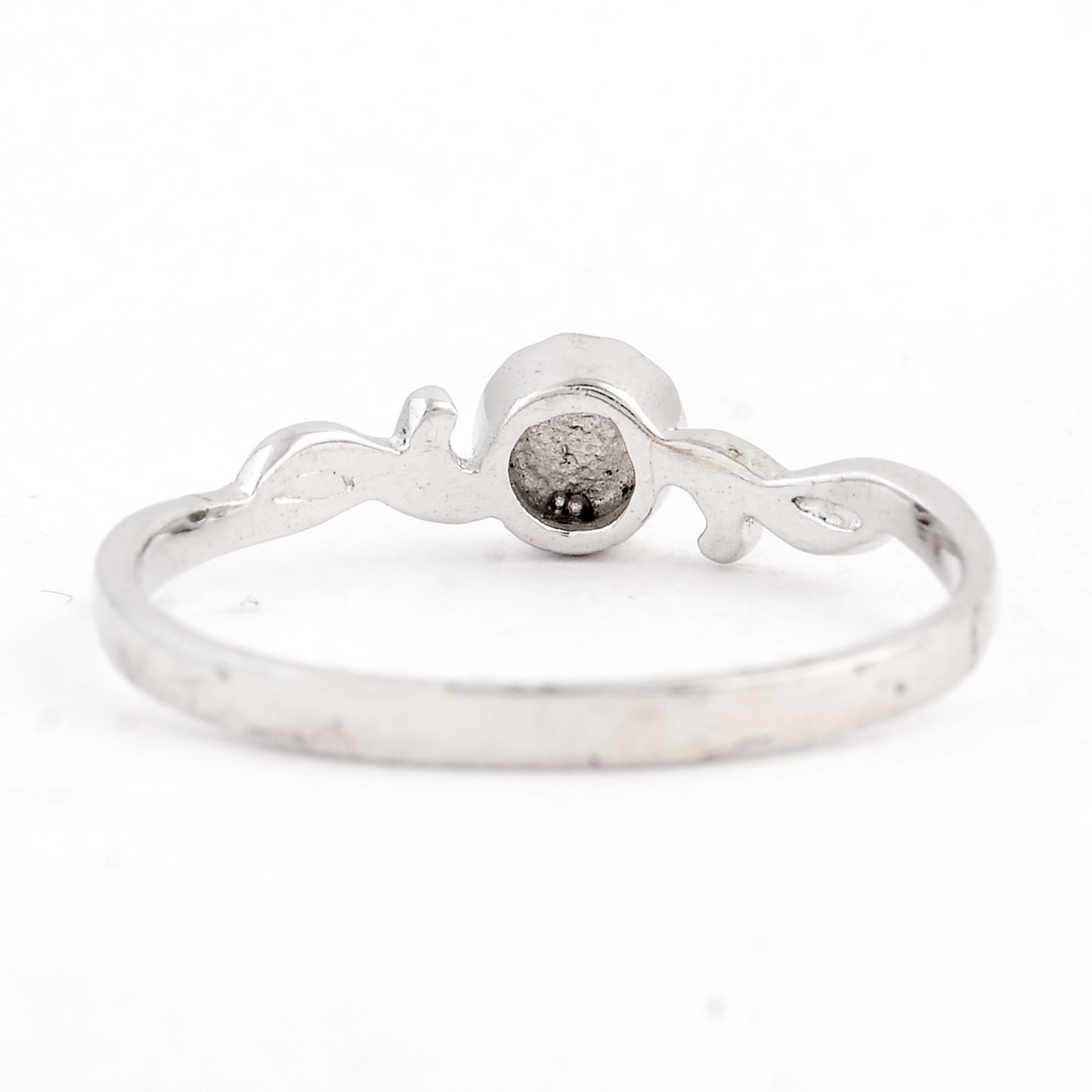 0.00 Ct Plain 925 Sterling Silver Ring
