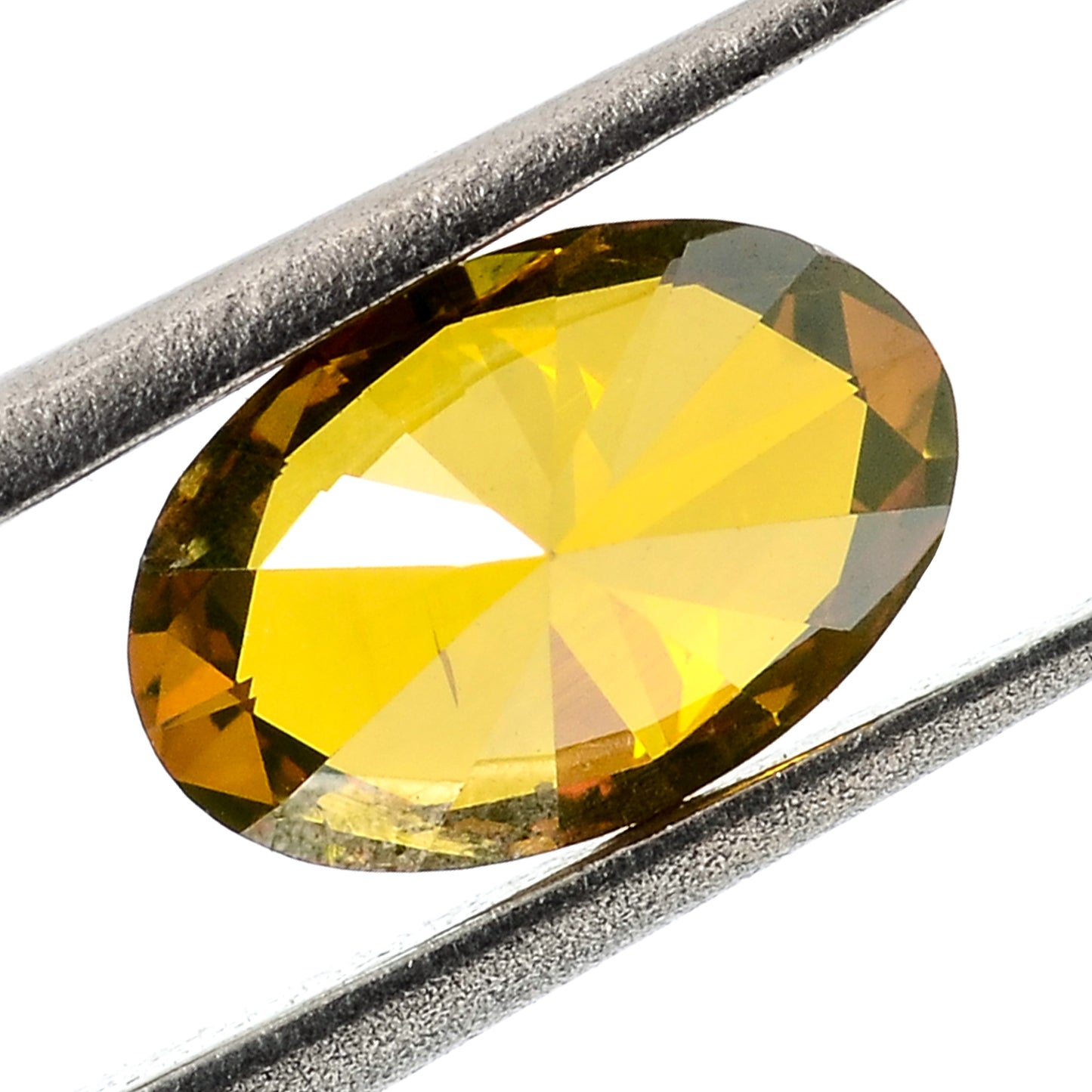 0.45 Carat Red Diamond Oval Loose Gemstone