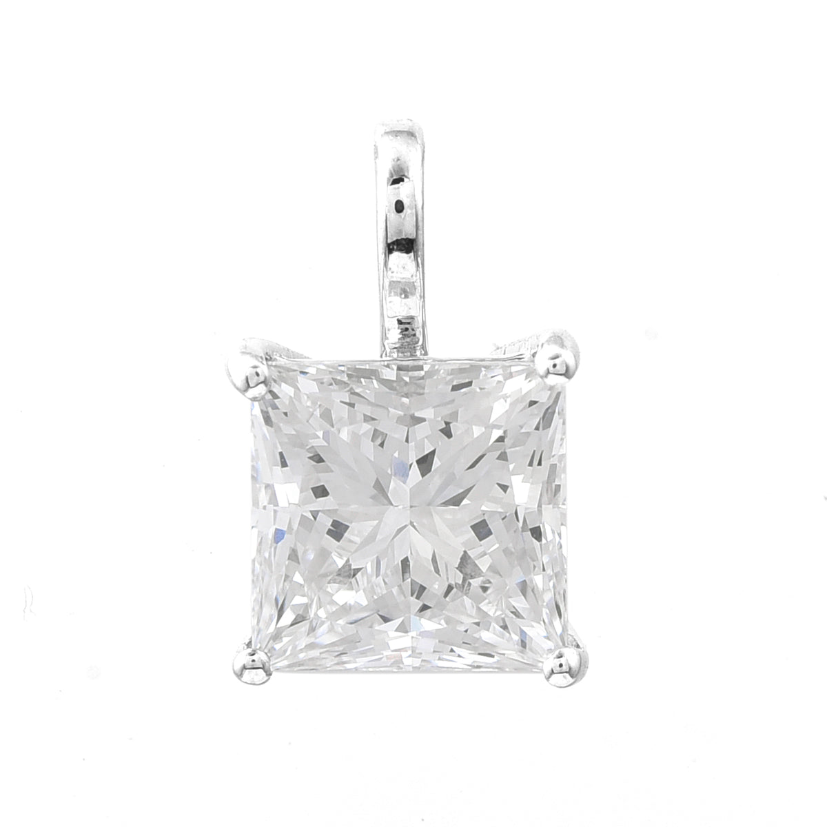 2.08 Carats Lab Grown Diamond 14K Gold Pendant