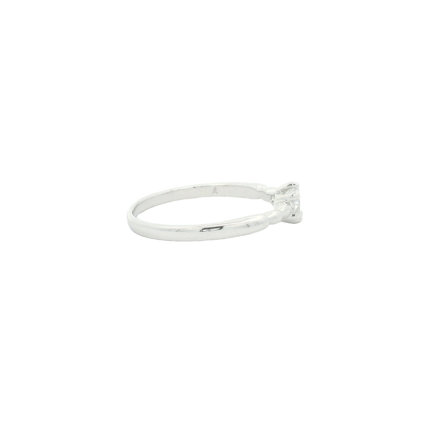 0.63 Ct Cubic Zirconia 925 Sterling Silver Ring