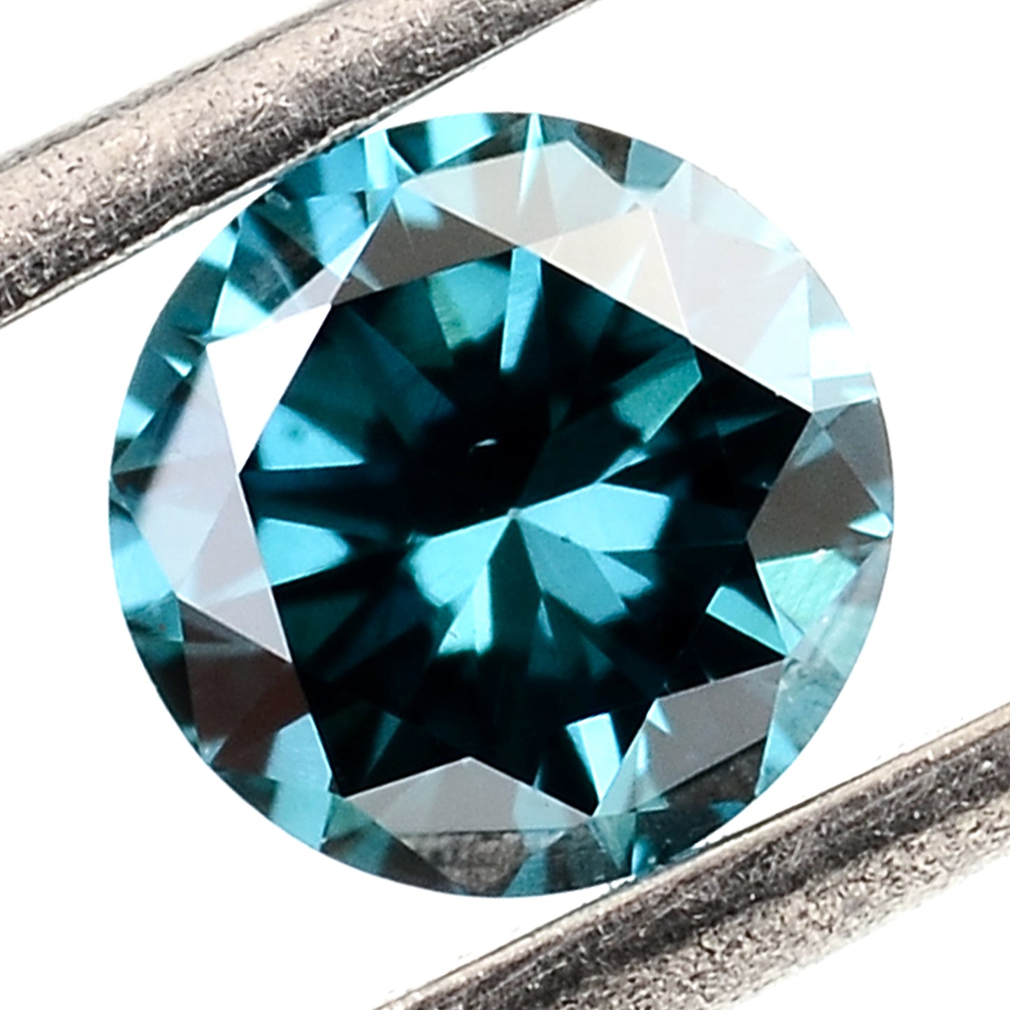0.72 Blue Diamond Round Loose Gemstone