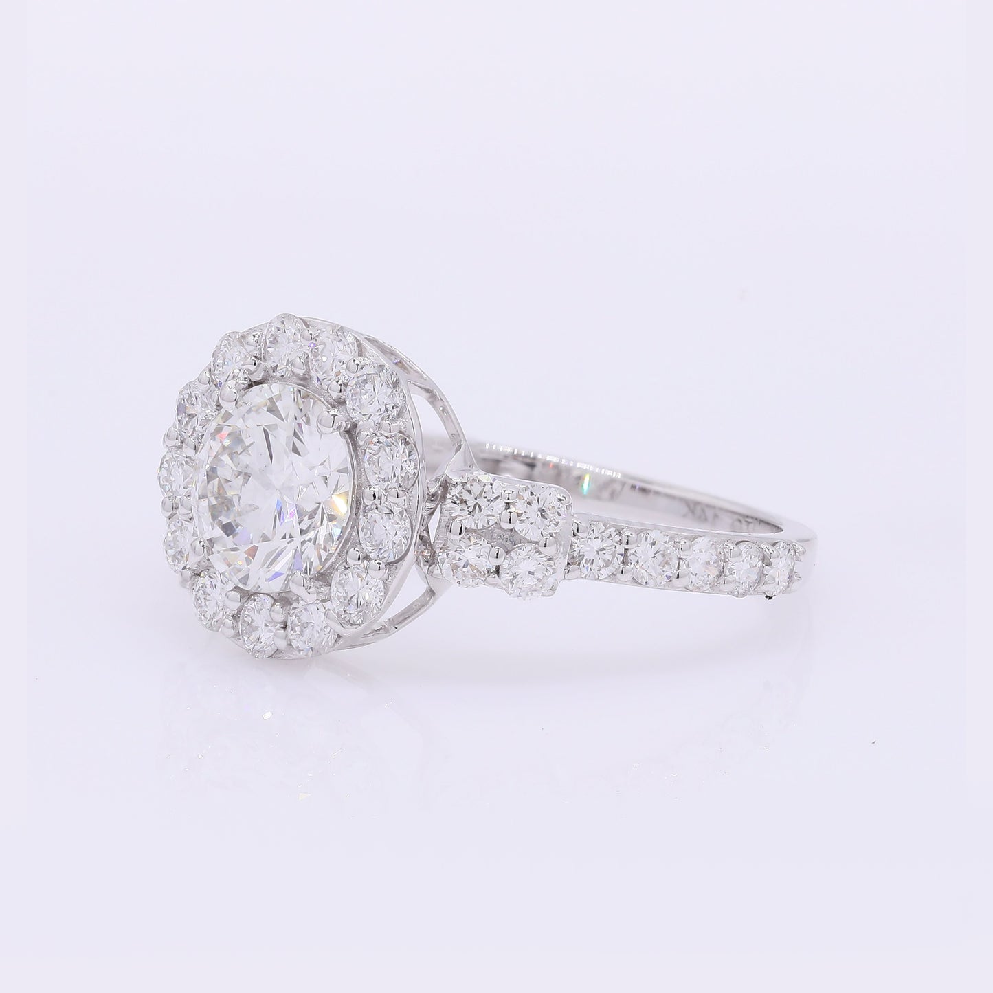 2.00 Carats Lab Grown Diamond 14K Gold Ring
