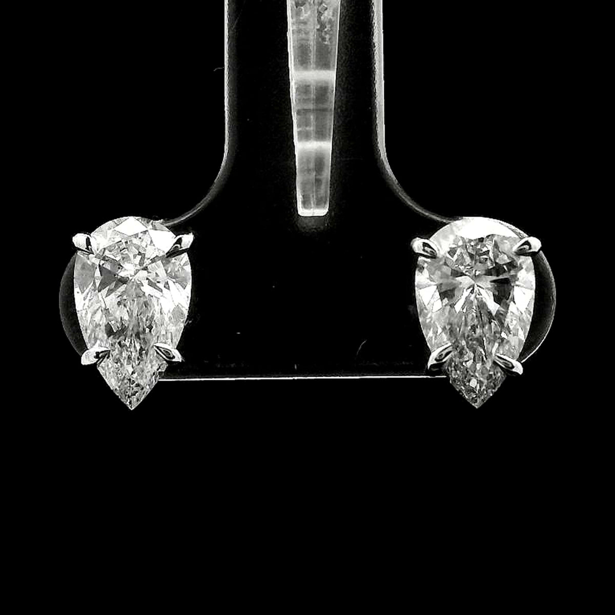 2.14 Carats Lab Grown Diamond 14K Gold Earrings