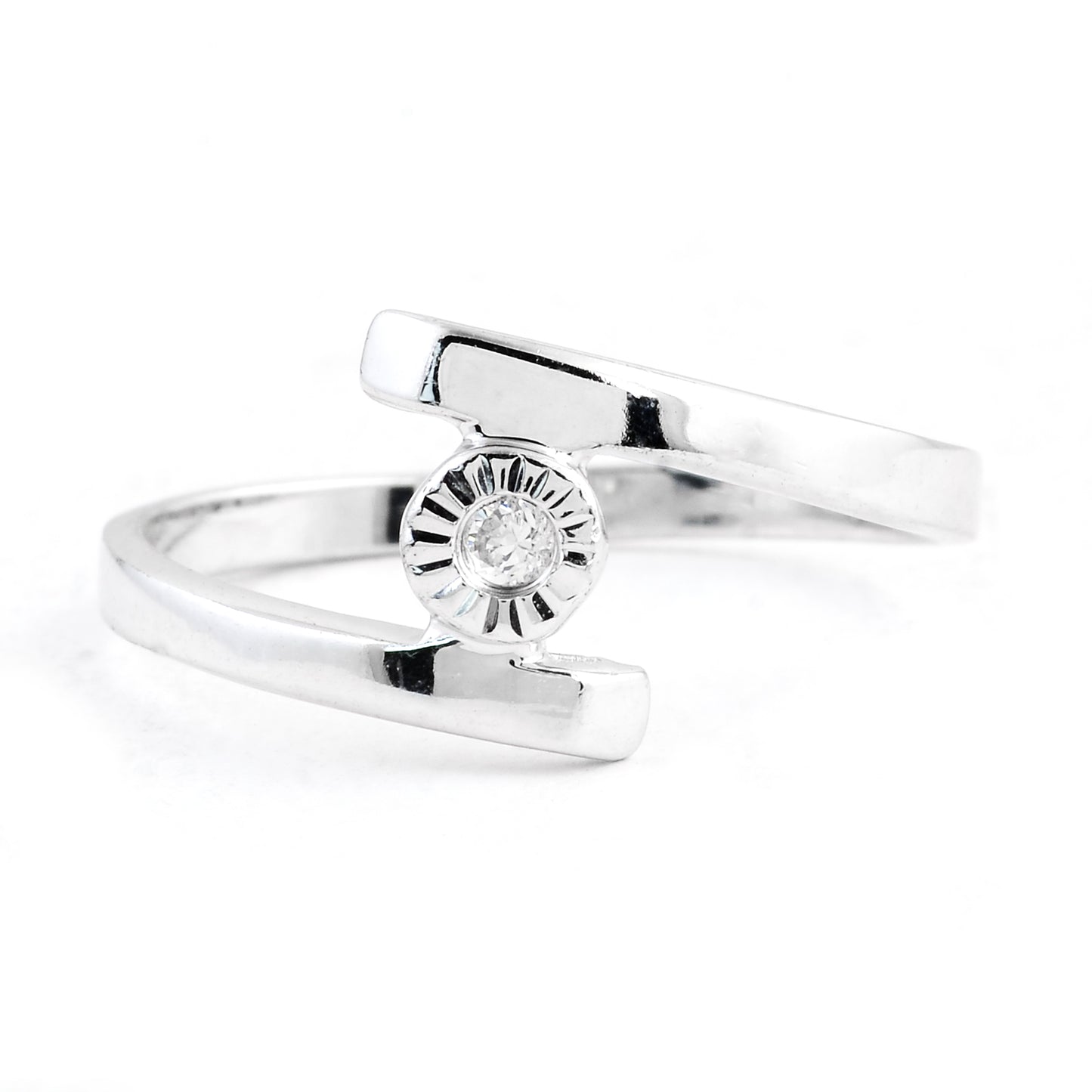 0.18 Ct Cubic Zirconia 925 Sterling Silver Ring