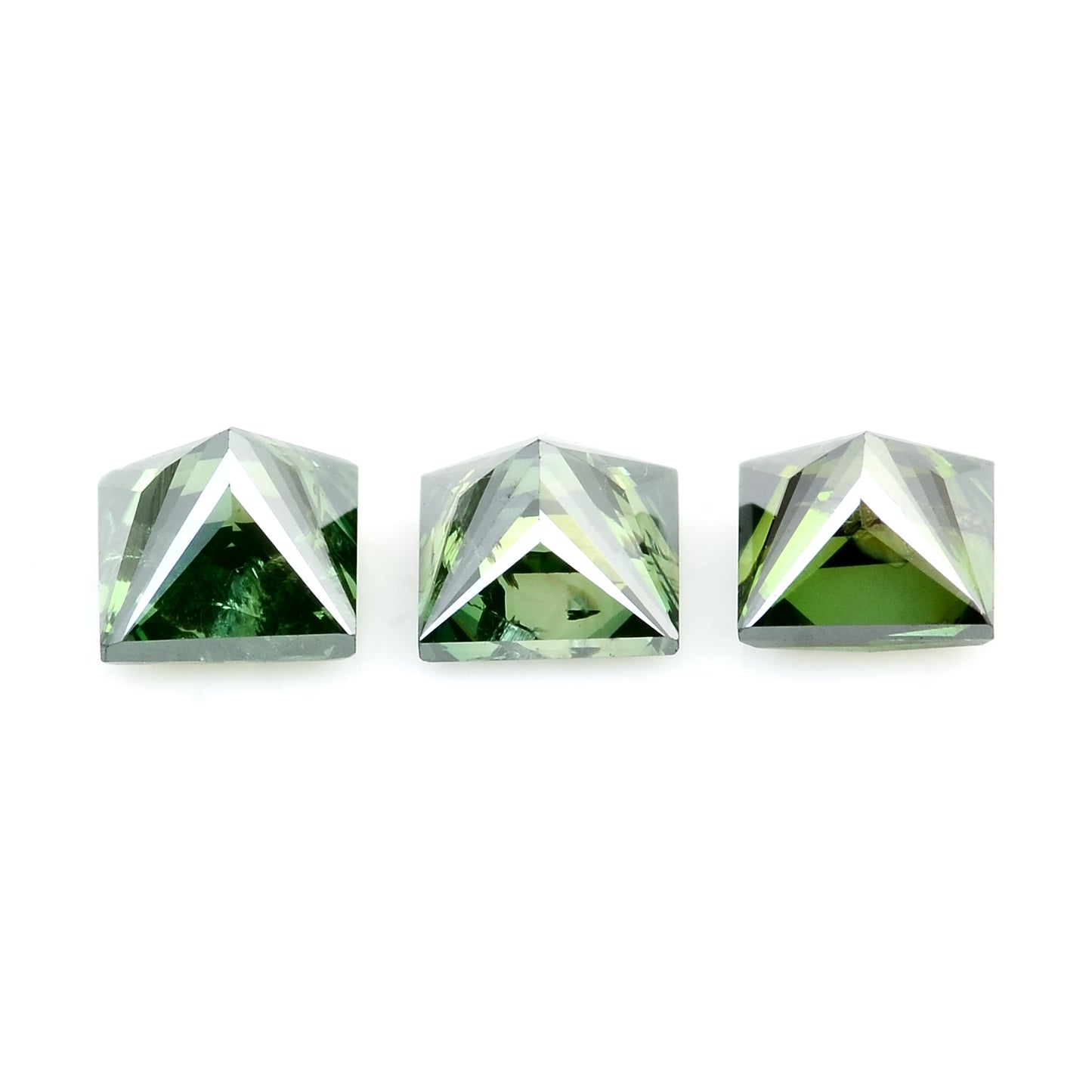 0.66 Green Diamond Sqaure Loose Gemstone