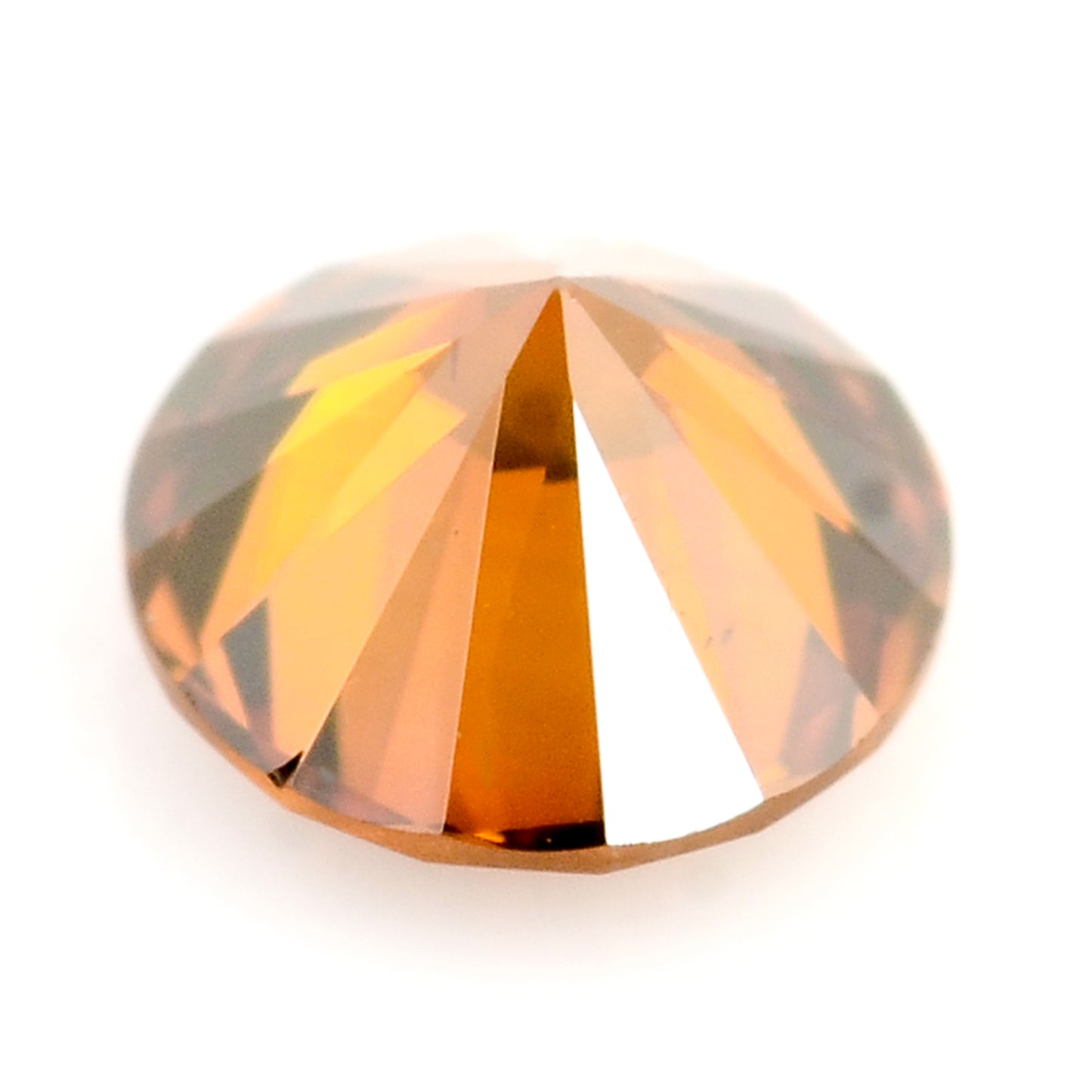 0.25 Red Diamond Round Loose Gemstone