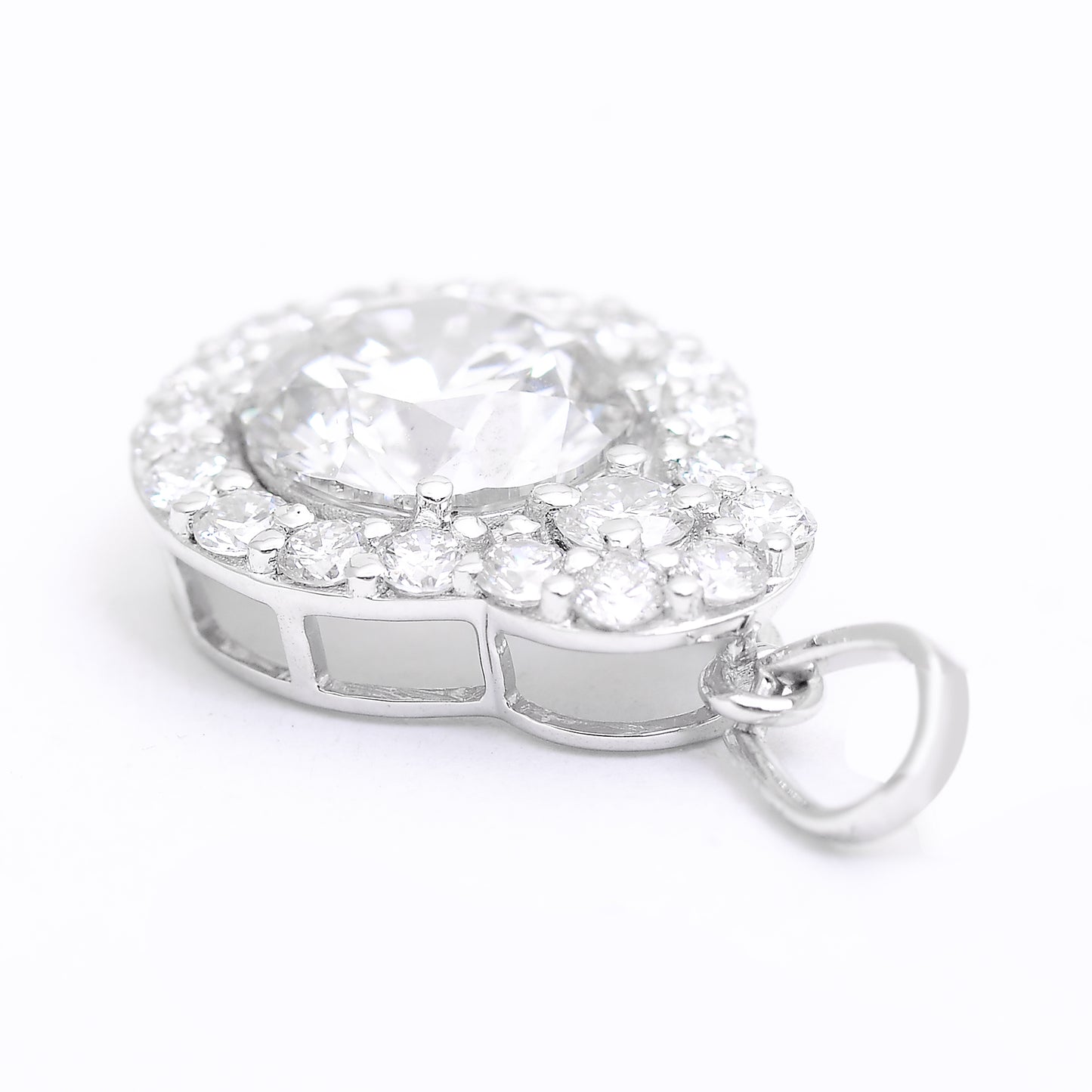 2.16 Carats Lab Grown Diamond 14K Gold Pendant