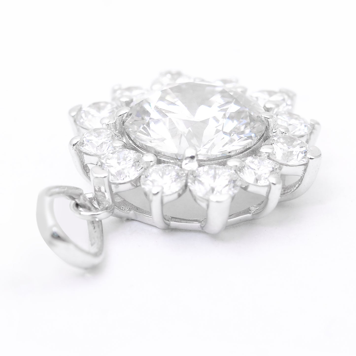 2.27 Carats Lab Grown Diamond 14K Gold Pendant