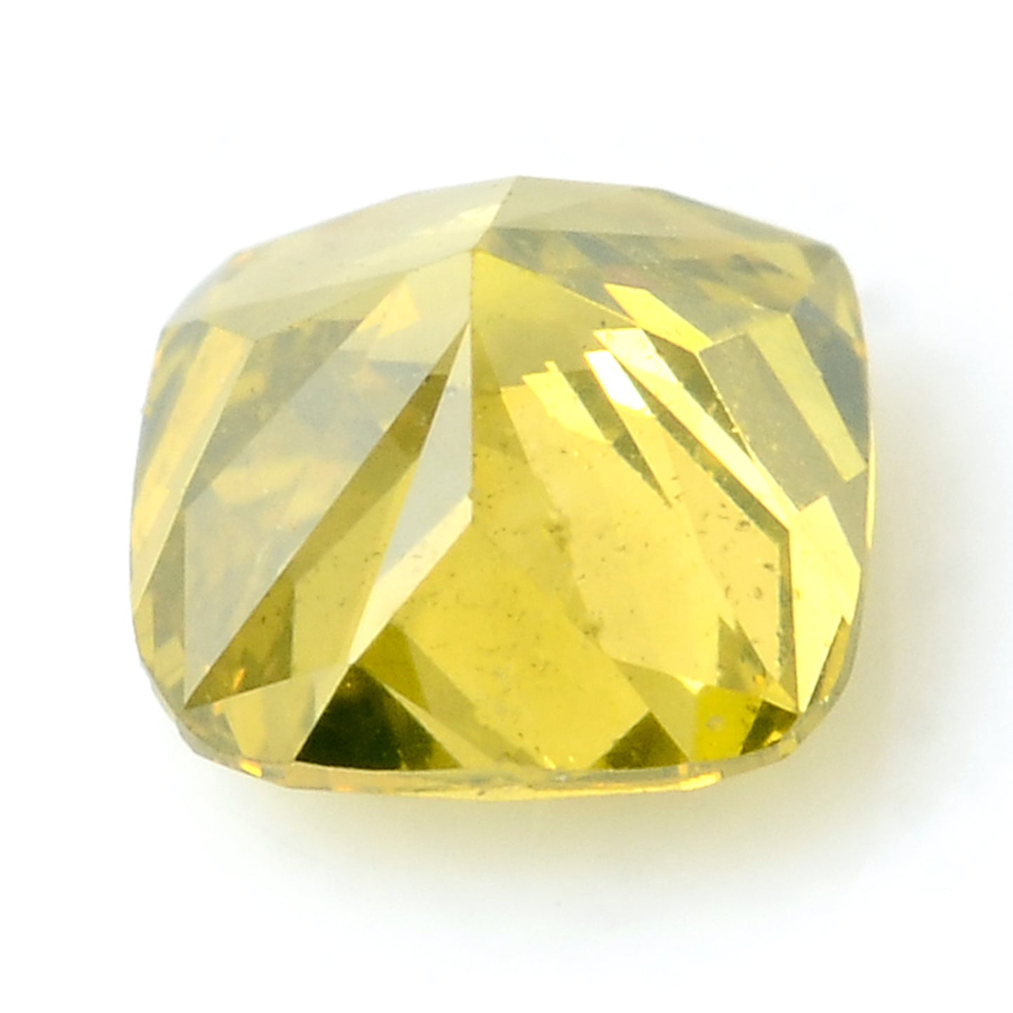 0.29 Carat Yellow Diamond Cushion Loose Gemstone