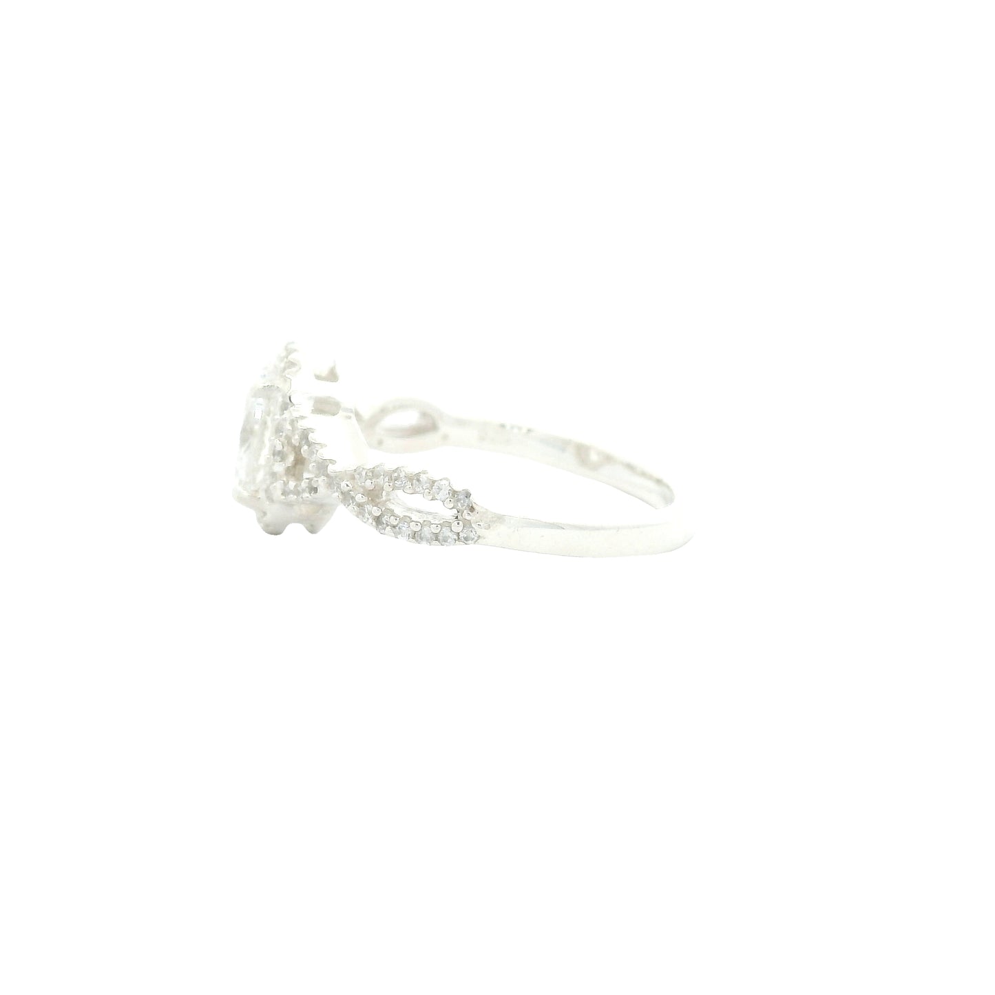 6.51 Ct Cubic Zirconia 925 Sterling Silver Ring