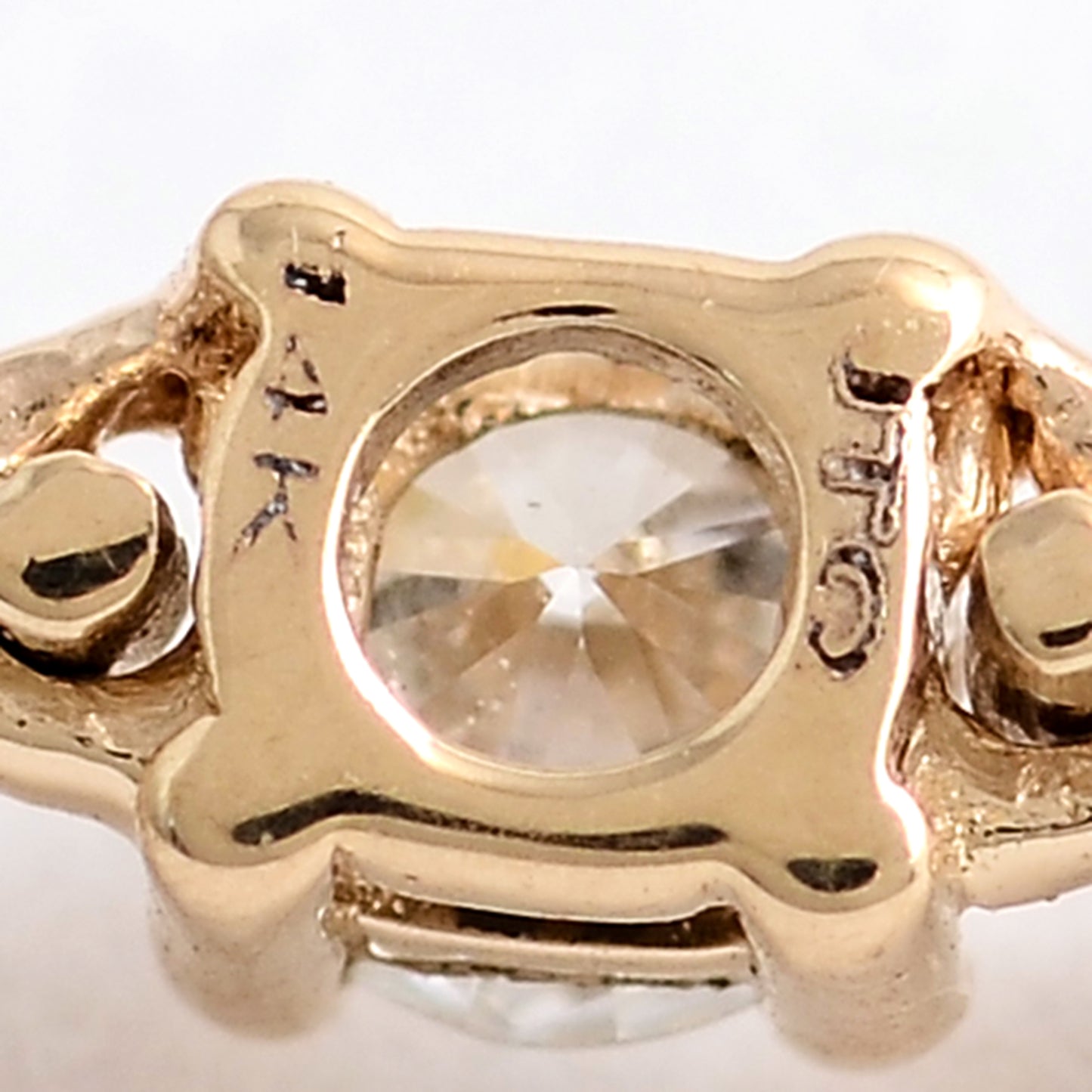 5.34 Carats Lab Grown Diamond 14K Gold Necklace
