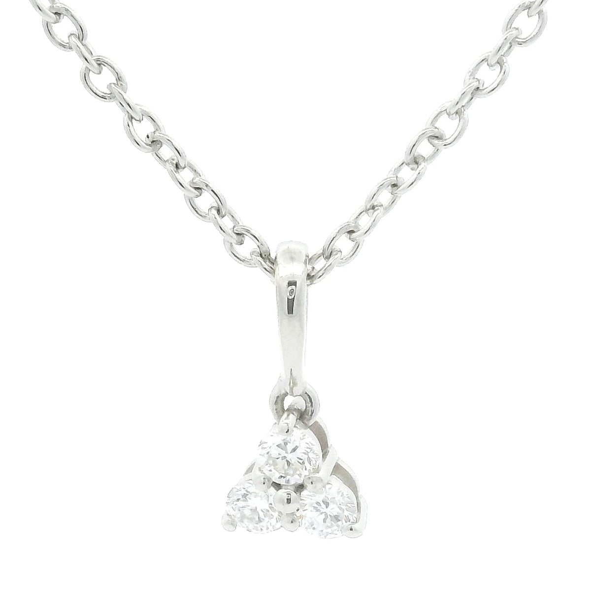 0.20 Ct Round Lab Grown Diamond 925 Silver Pendant