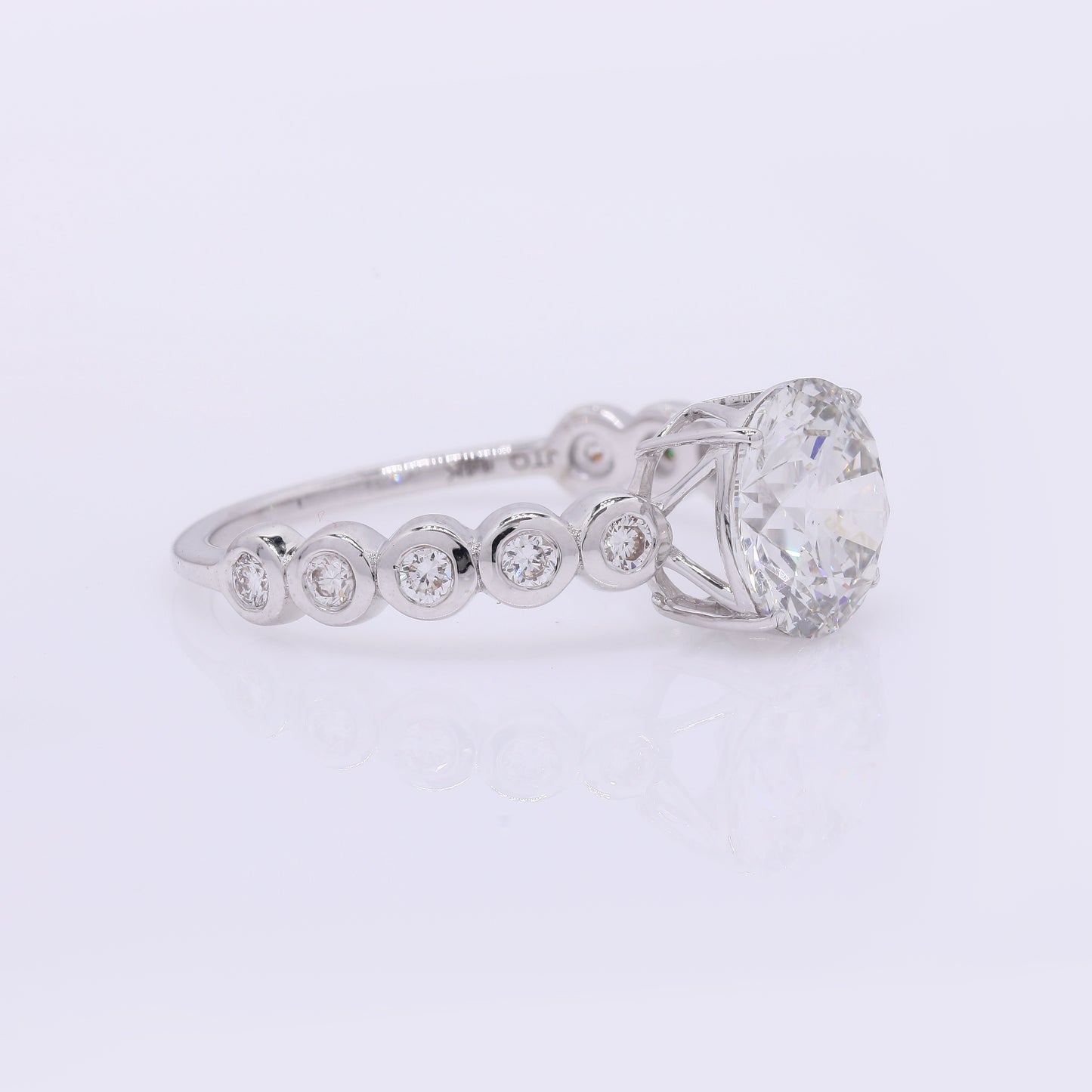 2.38 Carats Lab Grown Diamond 14K Gold Ring